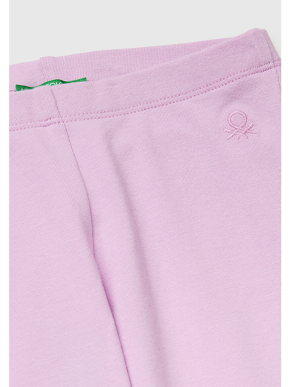 Kız Çocuk Pembe Logo İşlemeli Bol Paça Tayt-2