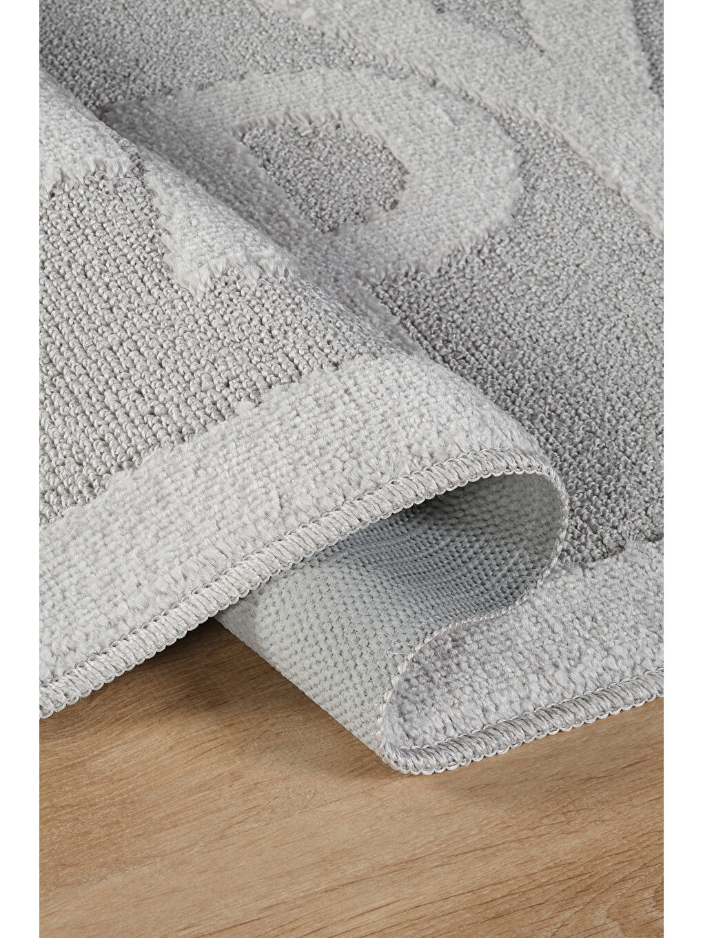 Doğal Kaymaz Taban Banyo Paspas Uzun Ömürlü Yumuşak Su Emici Yazılı Paspas Happy-Gri-2