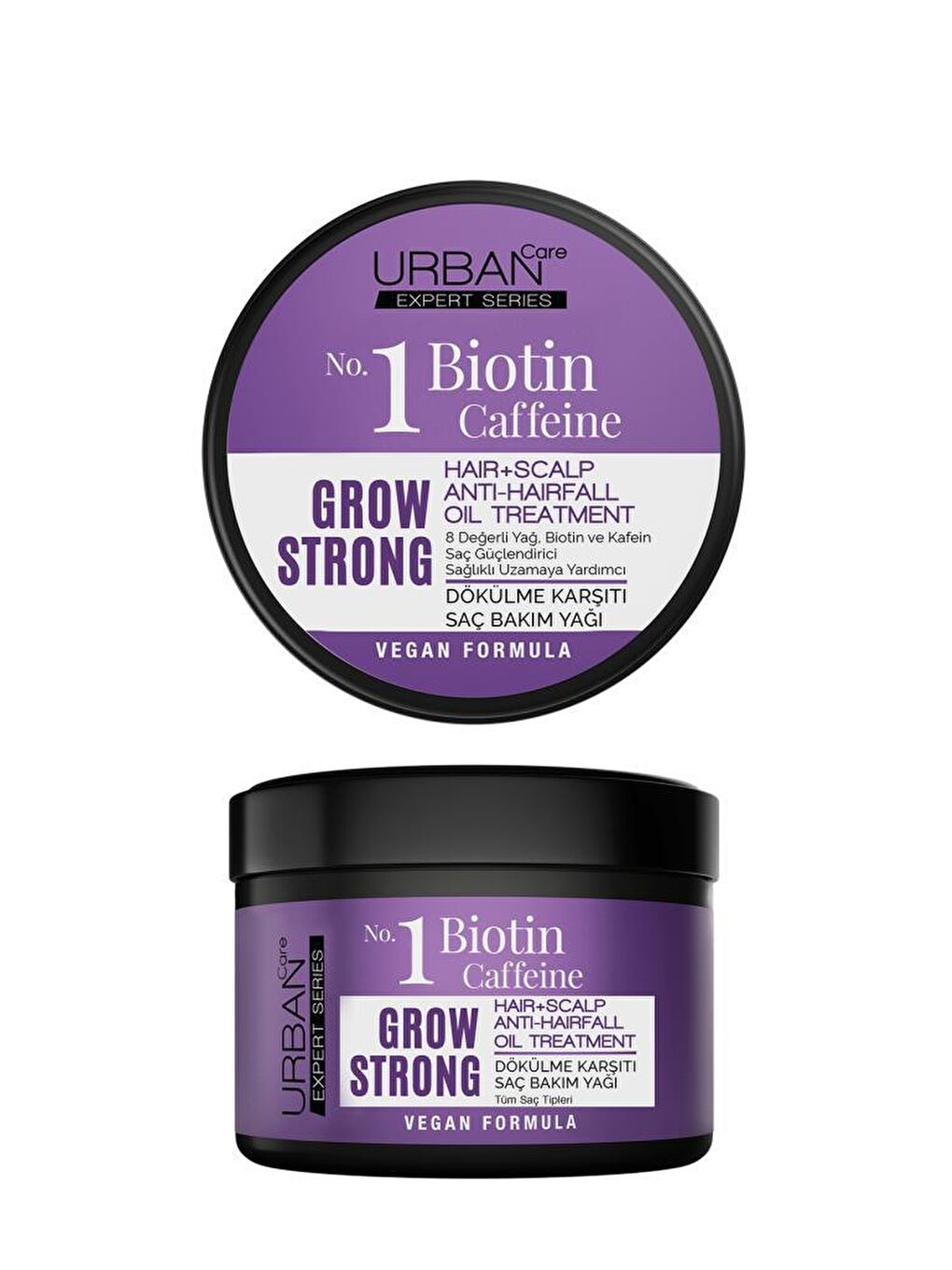 Urban Care Expert Biotin ve Kafein Grow Strong Saç Güçlendirici Bakım Yağı-Vegan-240ML - 2