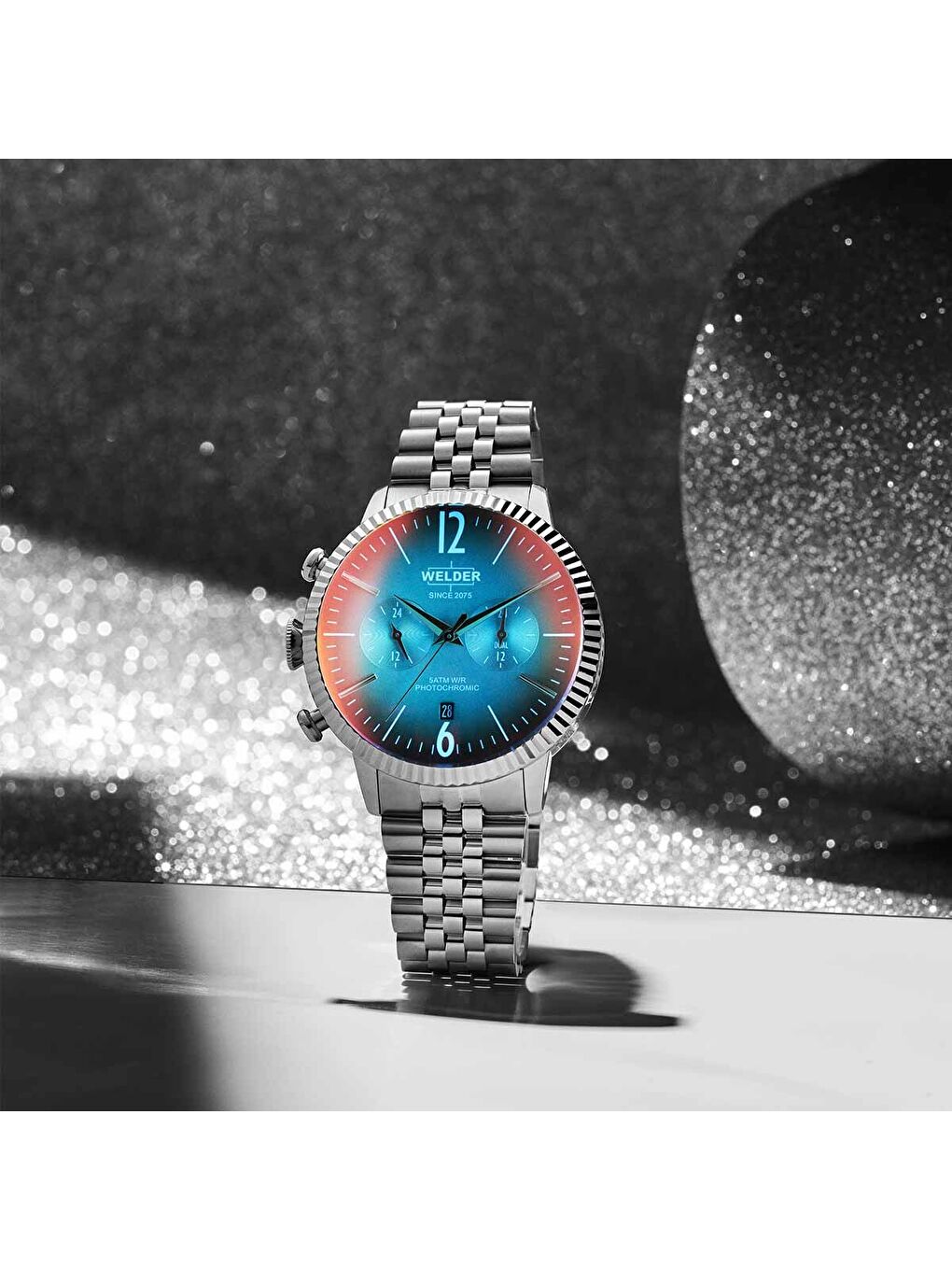 Gri WWRC877 Erkek Kol Saati-3