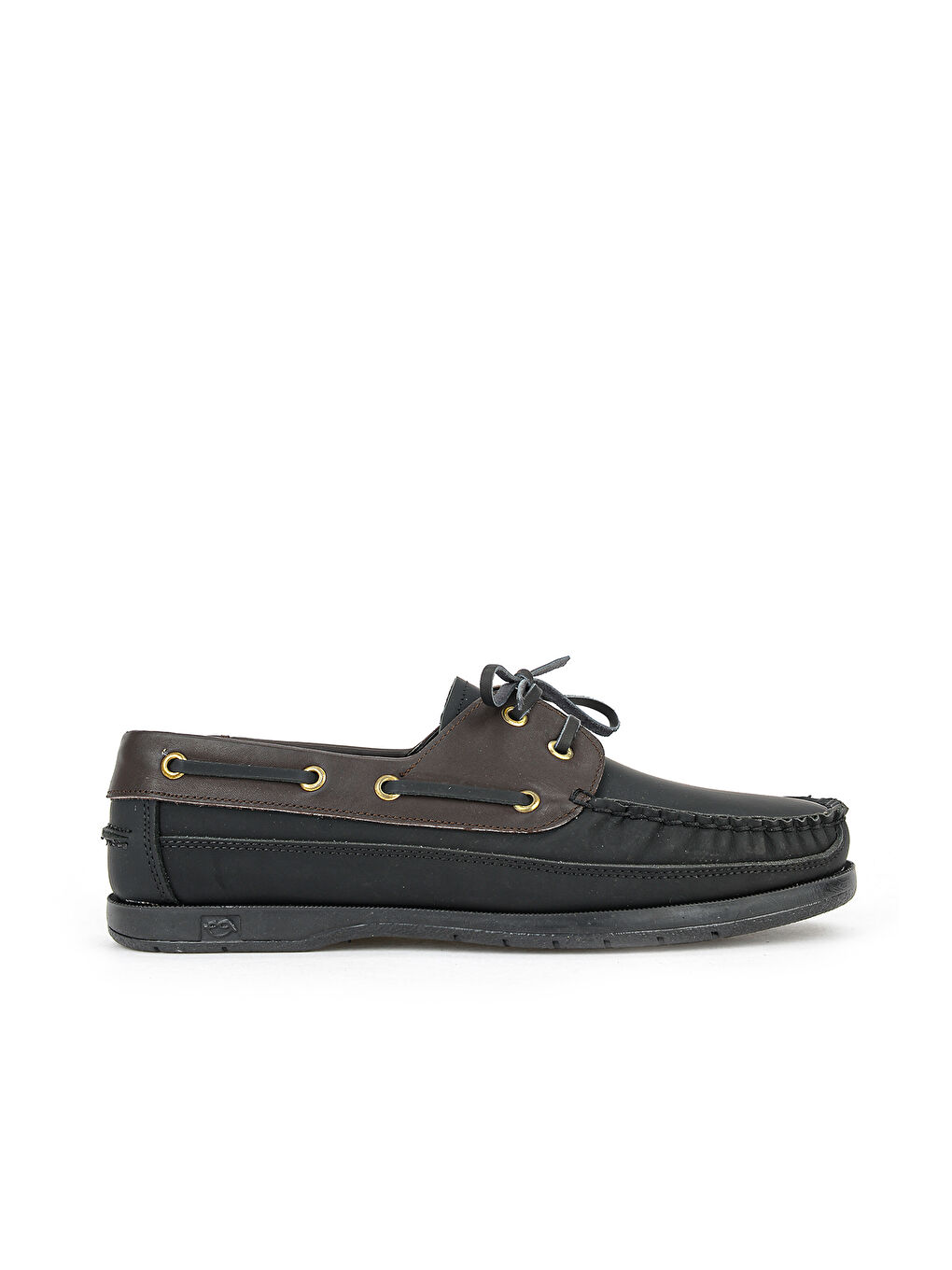 Hakiki Deri Erkek Günlük Ayakkabı 153423Z292 Siyah-Kahve