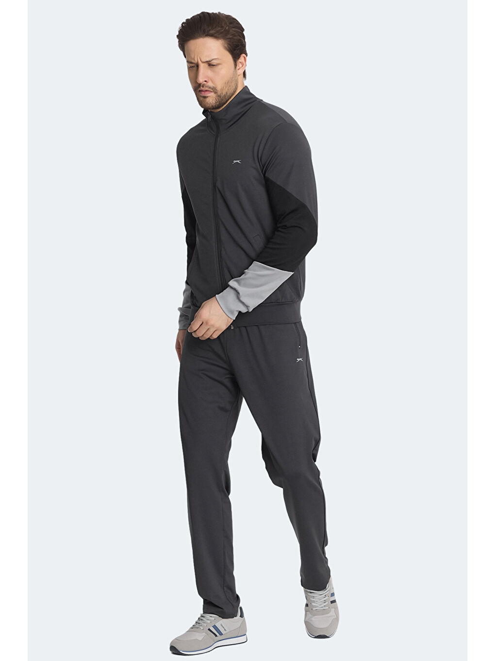 SLAZENGER RAPID Erkek Eşofman Takımı Koyu Gri - 2