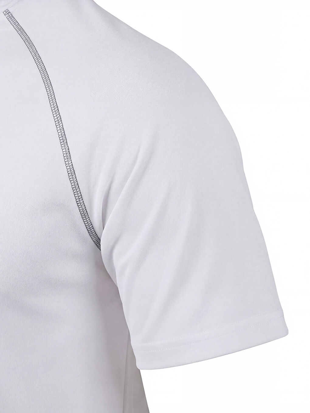 Beyaz ORENDAHILL Erkek Spor Tişört Hızlı Kuruyan Esnek Regular Fit Reglan Biyeli Activewear-5