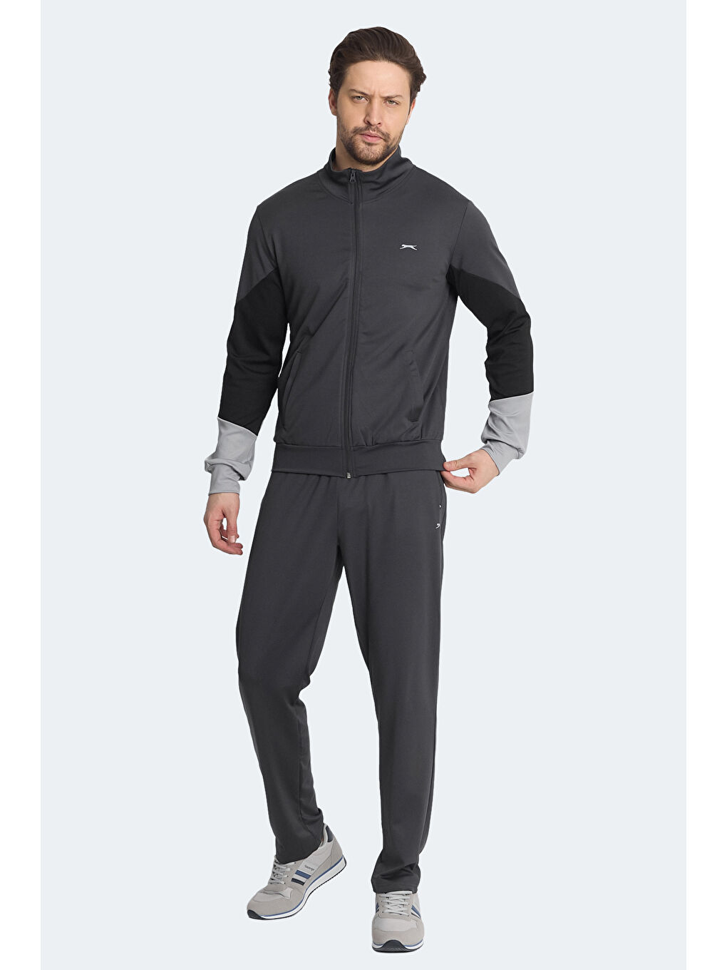 SLAZENGER RAPID Erkek Eşofman Takımı Koyu Gri - 5