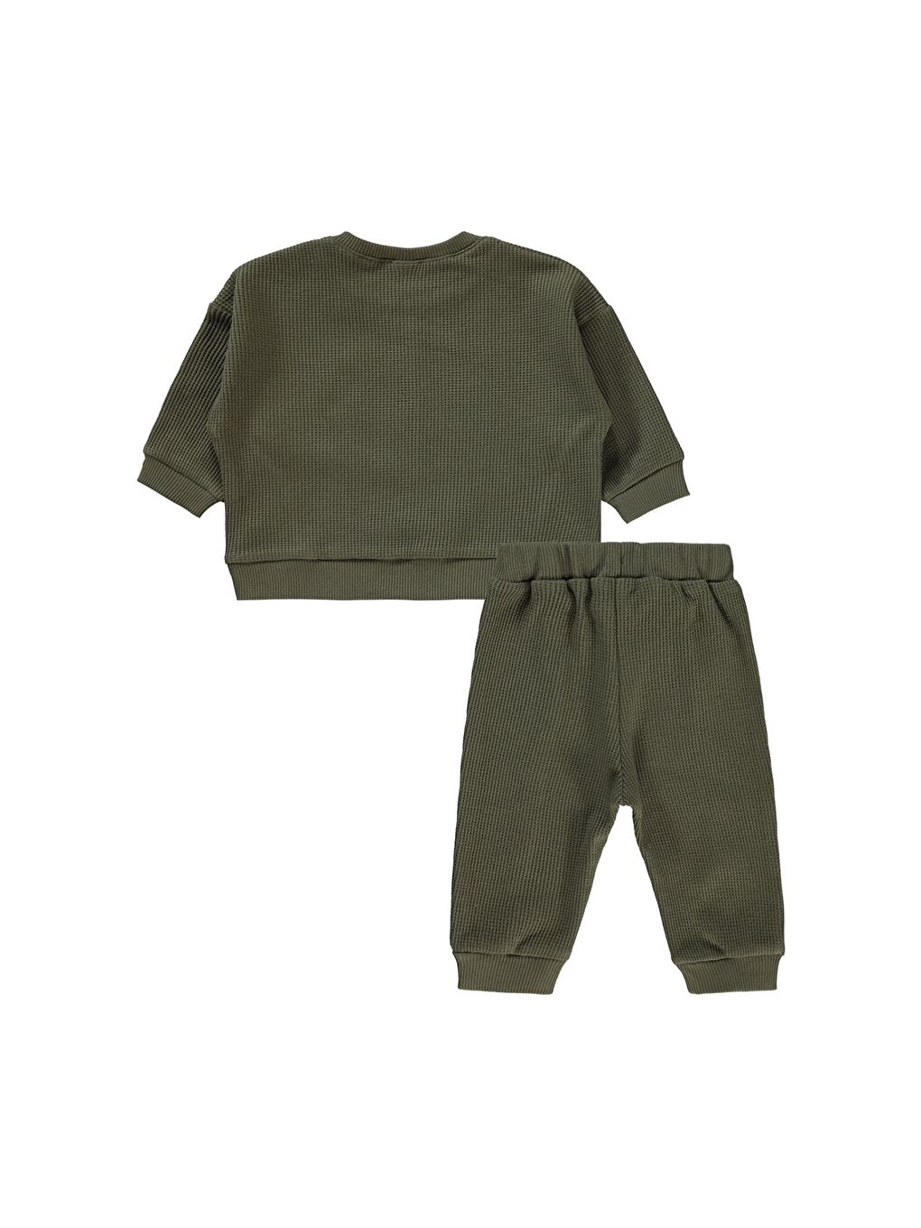 Baby Etiketli 6-18 Ay Takım - Haki-5