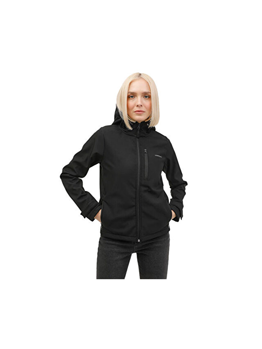 W-ct2000 Tessa Softshell 2pr Kadın Günlük Mont 101167541 Siyah-2