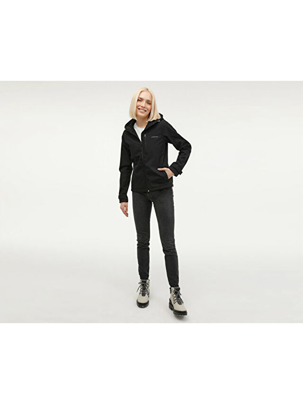 W-ct2000 Tessa Softshell 2pr Kadın Günlük Mont 101167541 Siyah-4