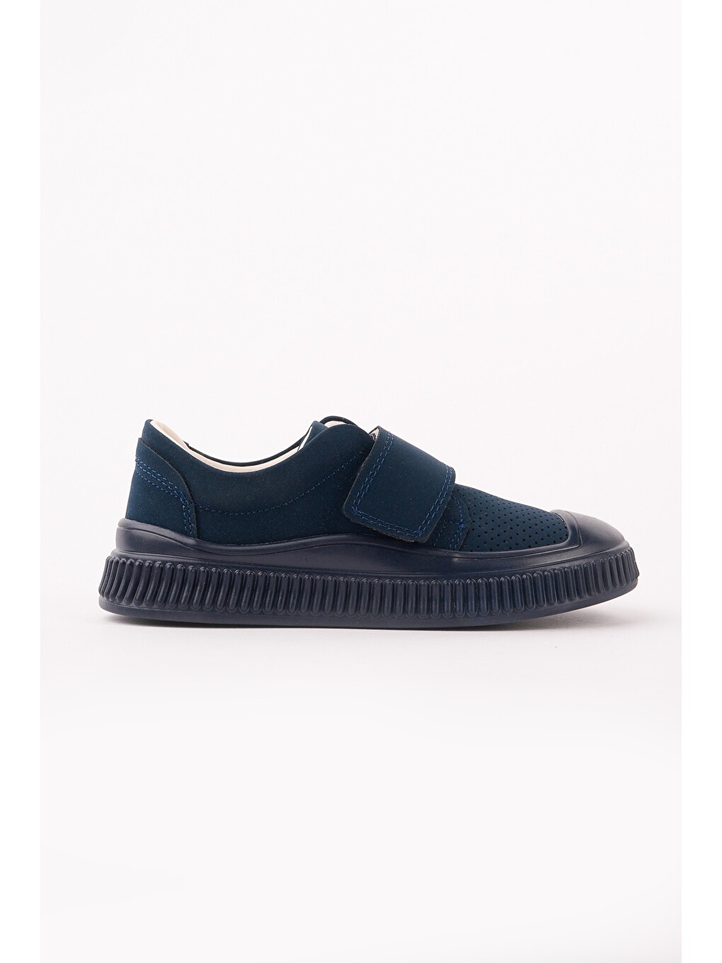 Lacivert RONY Cırtlı Delikli Günlük Nefes Alabilen Unisex Çocuk Sneaker Spor Ayakkabı
