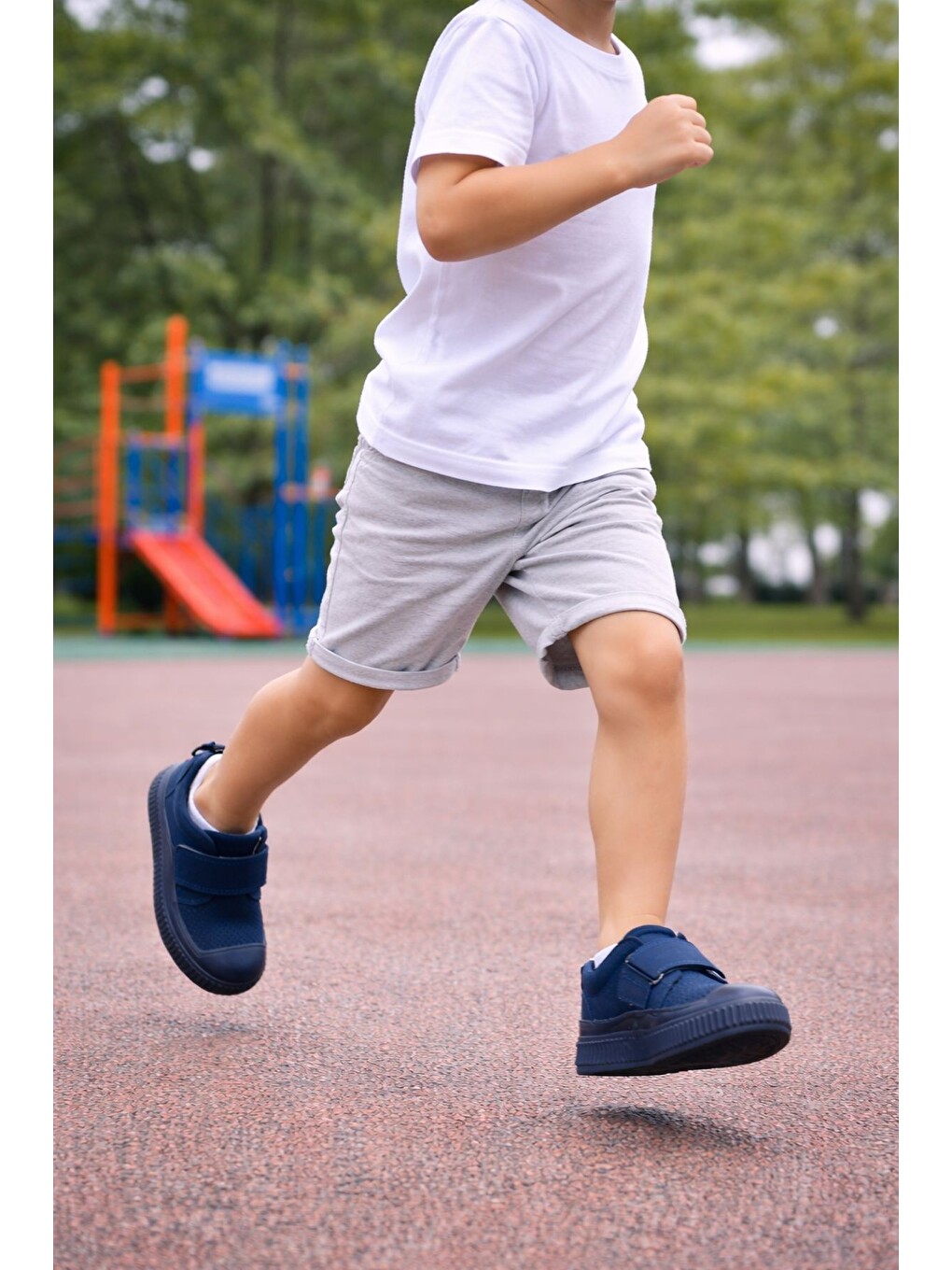 Lacivert RONY Cırtlı Delikli Günlük Nefes Alabilen Unisex Çocuk Sneaker Spor Ayakkabı-5