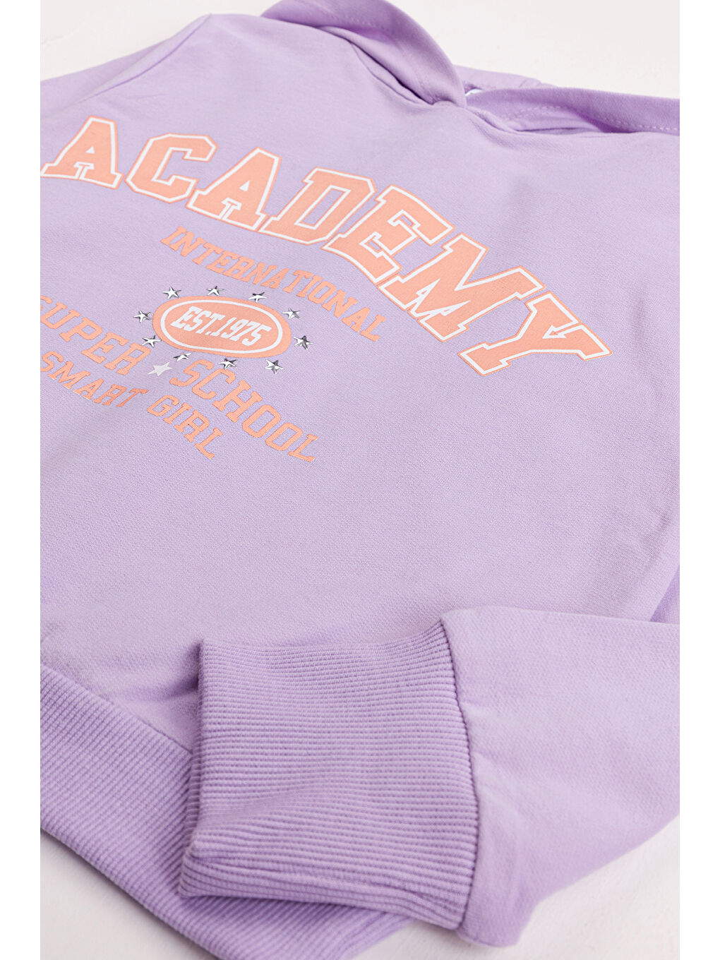 Turuncu Kız Çocuk 2'li Paket Basic Sweatshirt-6