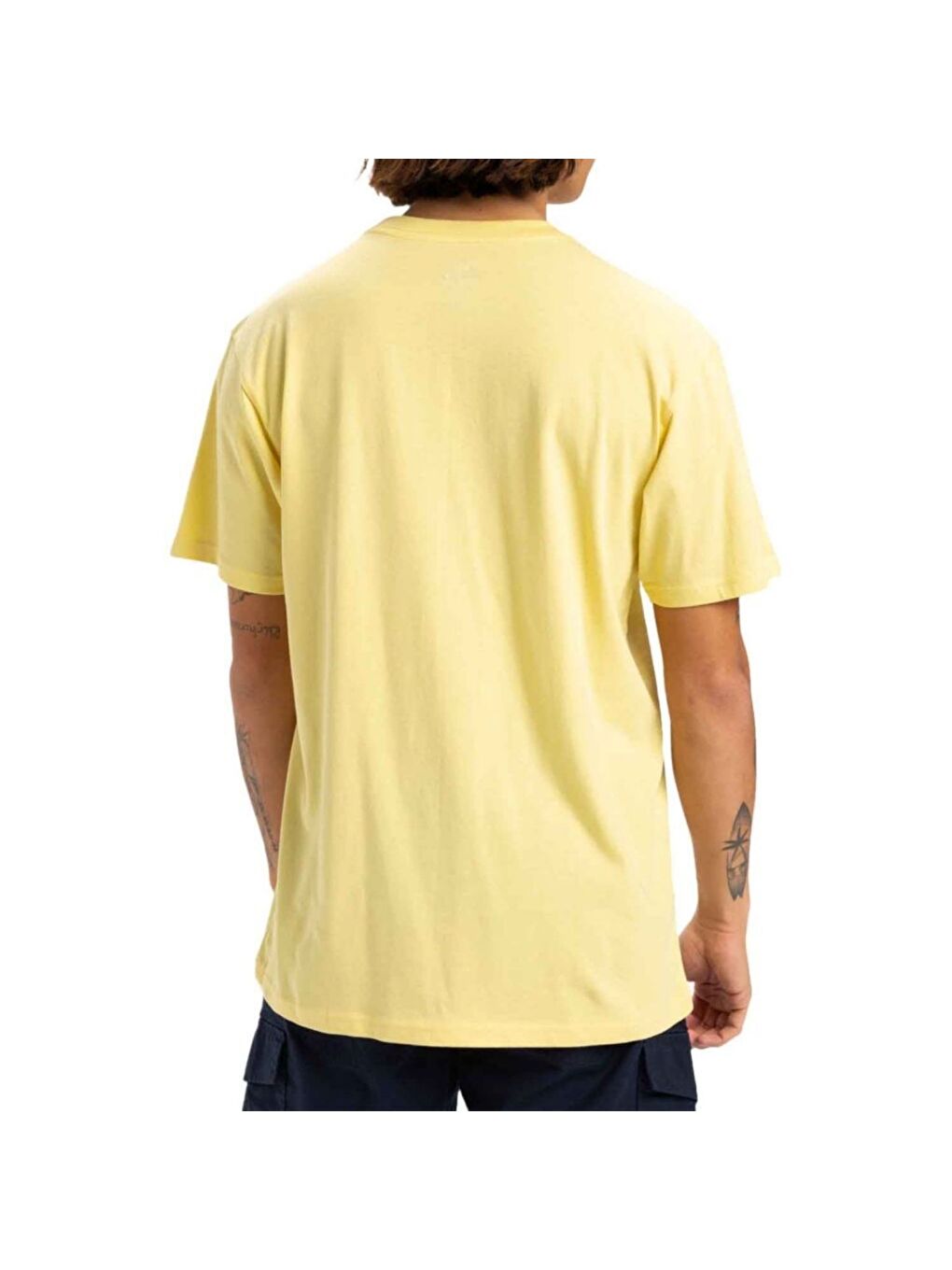 Sarı Retro Fade Erkek Tişört-2