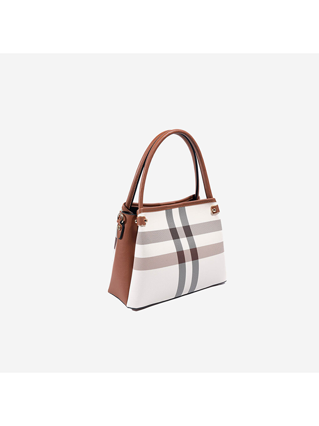 Karışık Kadın SP1254-MK48 SILVER POLO Omuz Çantası Krem-Taba-2