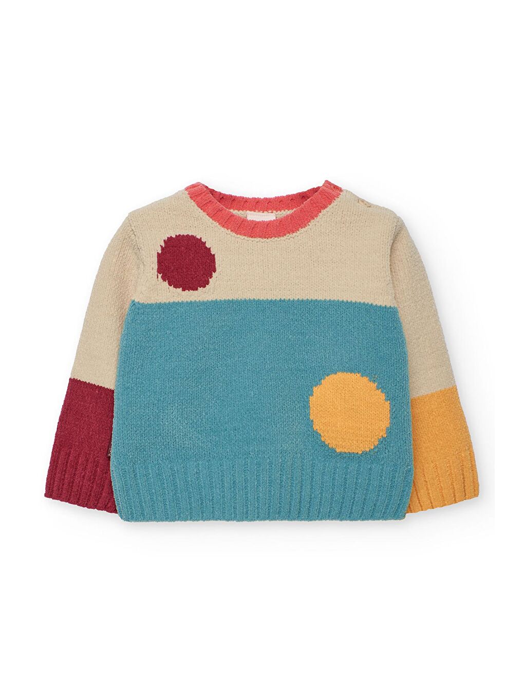 Karışık Kız Çocuk Desenli Kazak-1