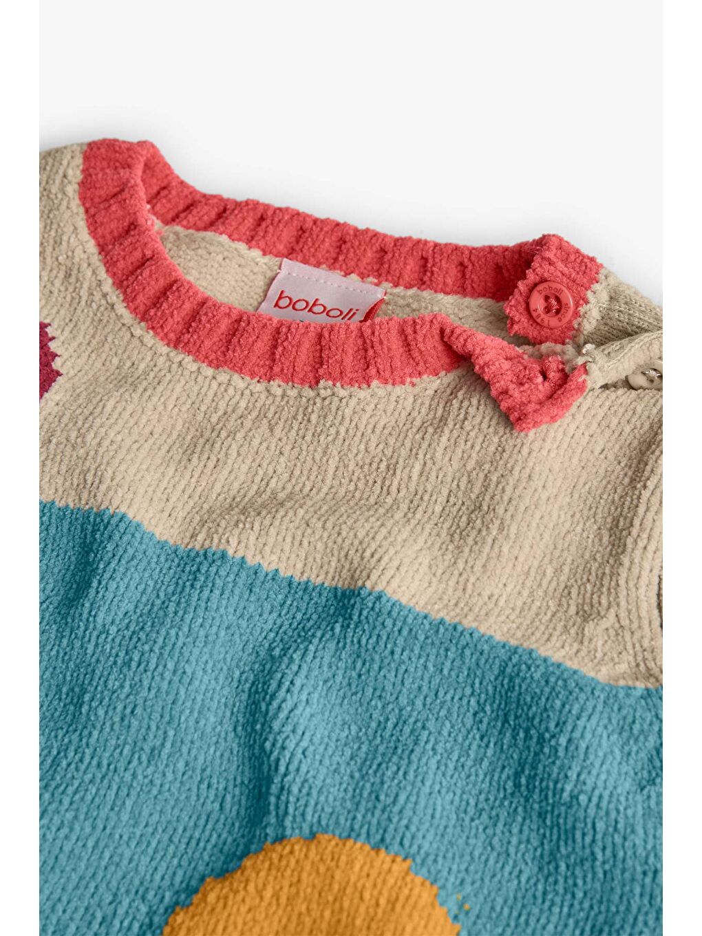 Karışık Kız Çocuk Desenli Kazak-3