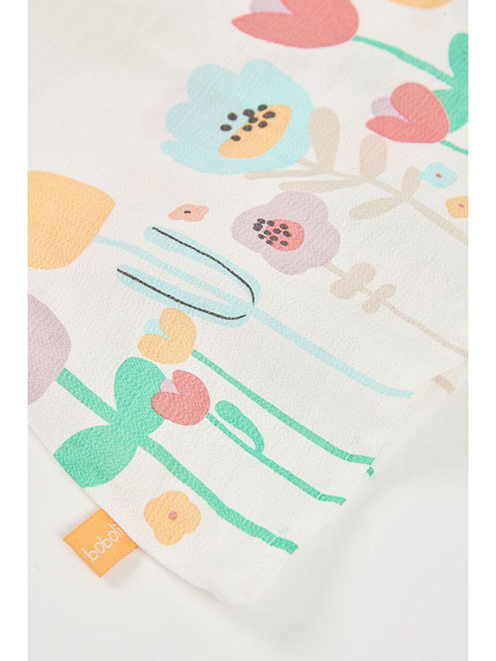 Çiçek Desenli Elbise 6-24 Ay Beyaz-4