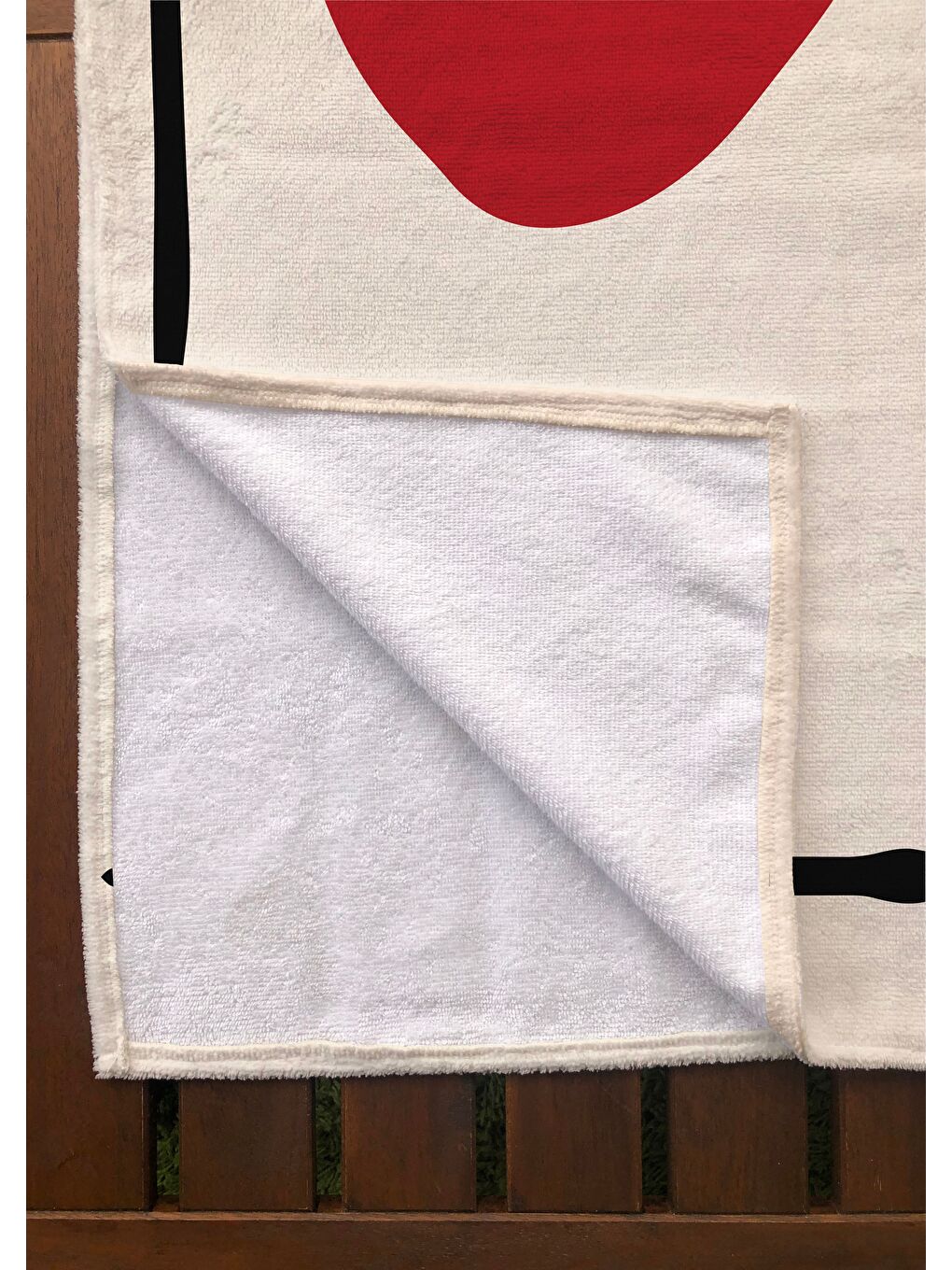 Karışık Renkli Kalp Desenli Havlu 75x150 cm   Plaj   Banyo Kullanımına Uygun   Hızlı Kuruyan Yumuşak Kumaş-1