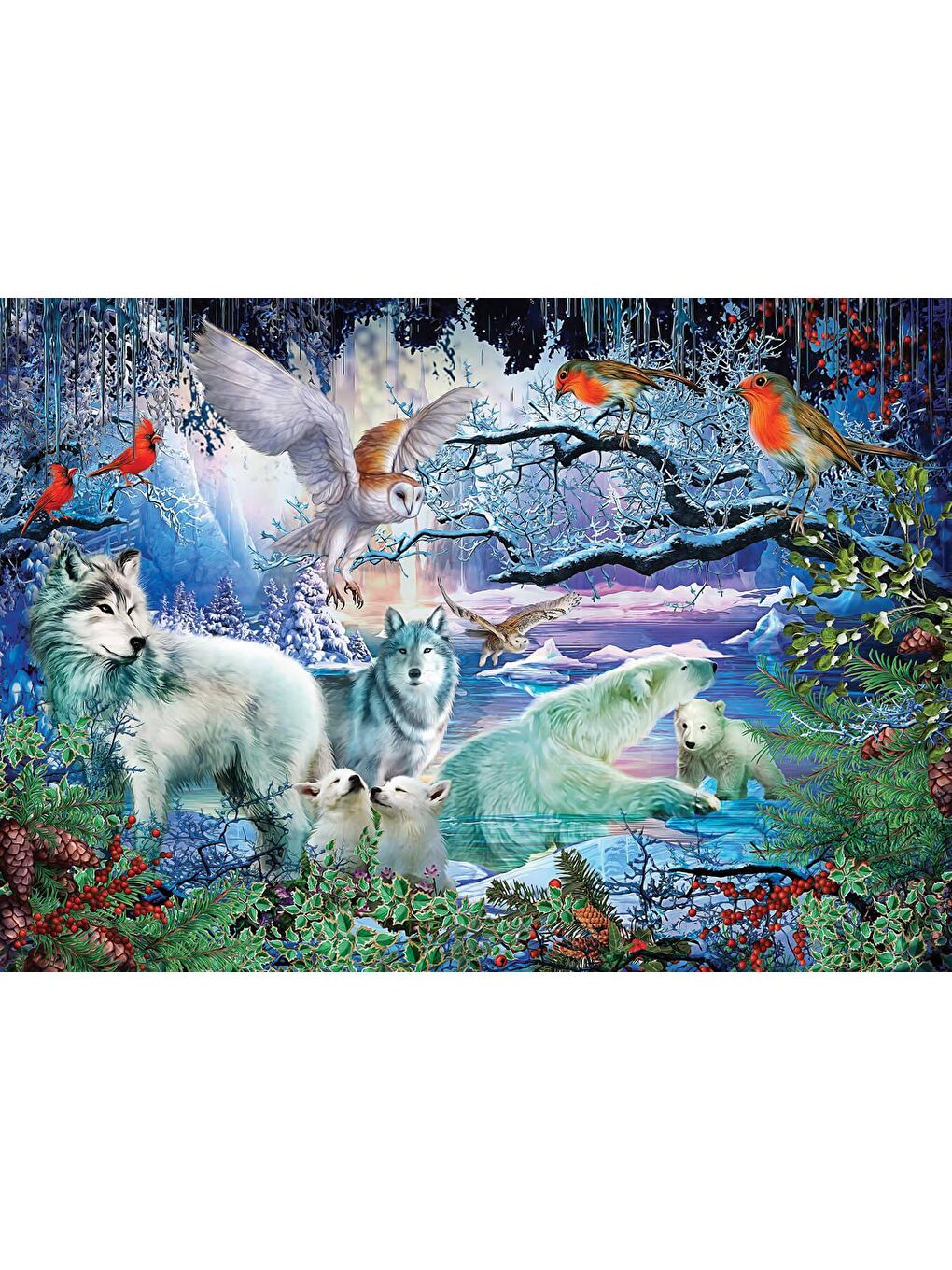 500 Parça Puzzle Buzul Ormanı-2