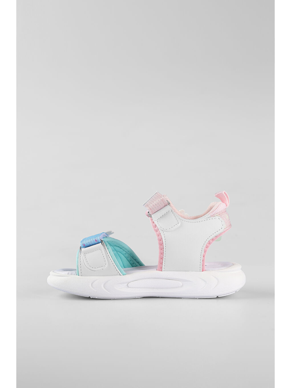 Pembe Arial Hafif Kız Okul Öncesi Pudra Sandalet-3