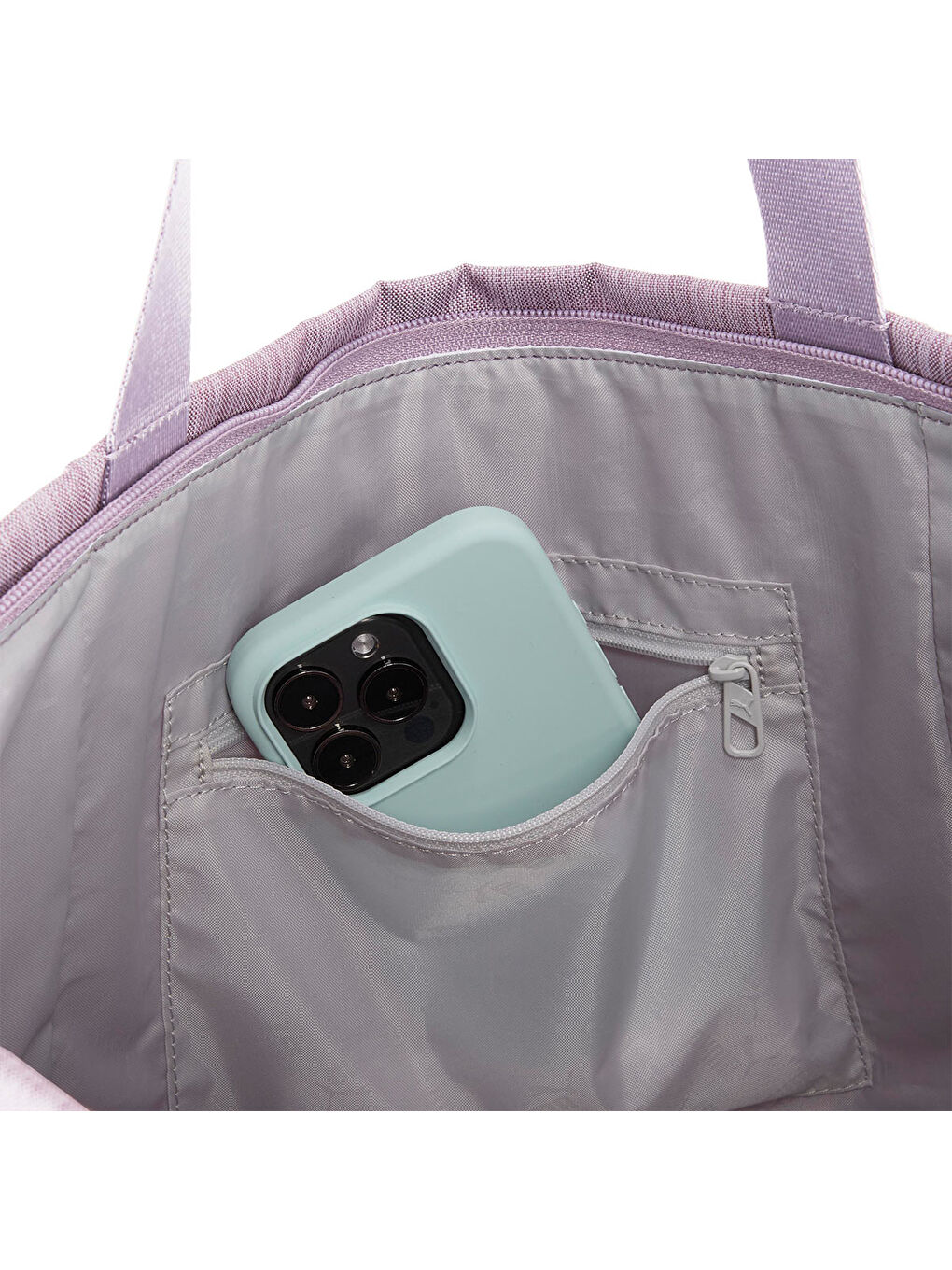 Base Shopper Kadın Mor Çanta-2