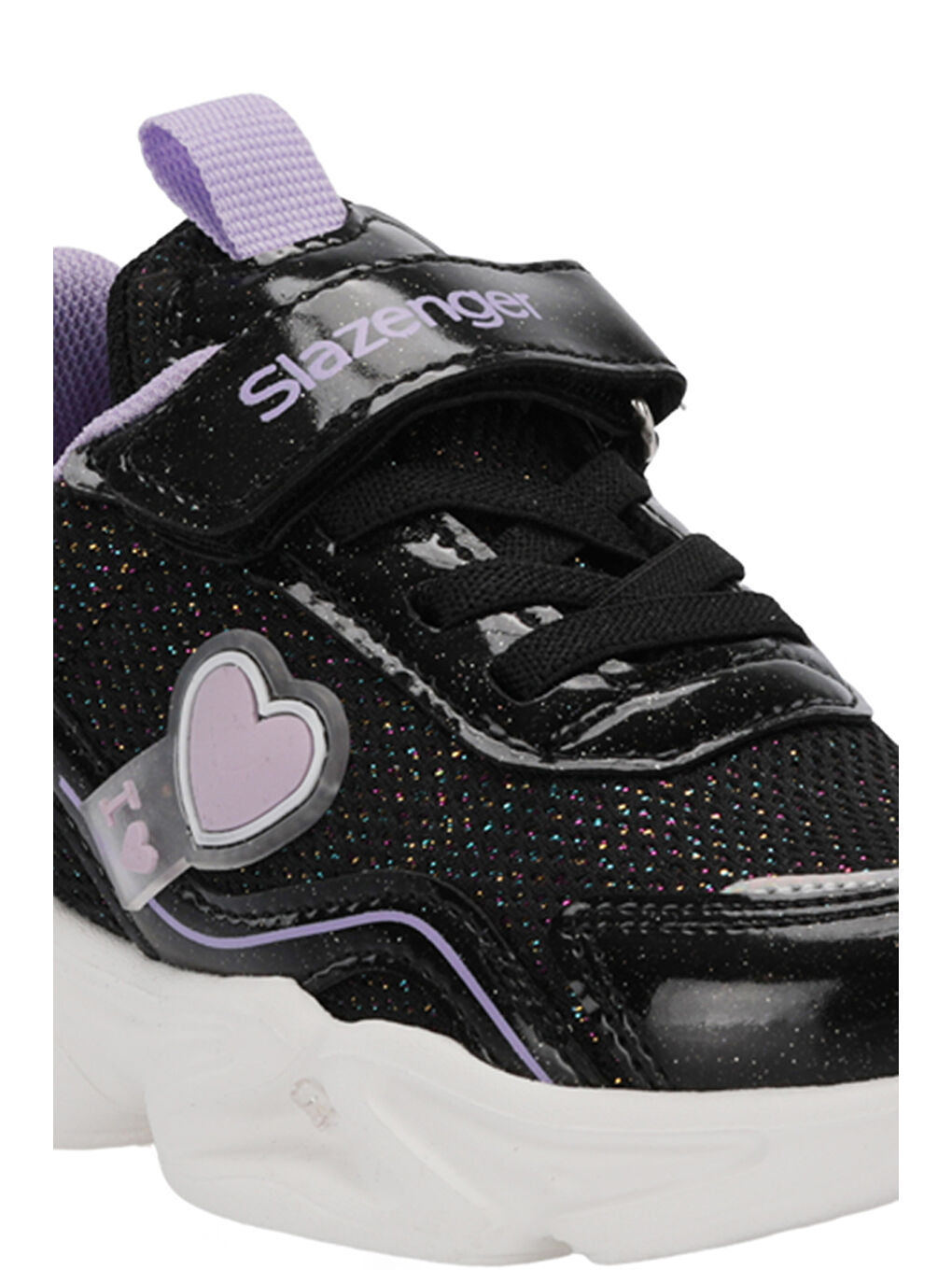 KLARION Kız Çocuk Sneaker Ayakkabı Siyah / Mor-3