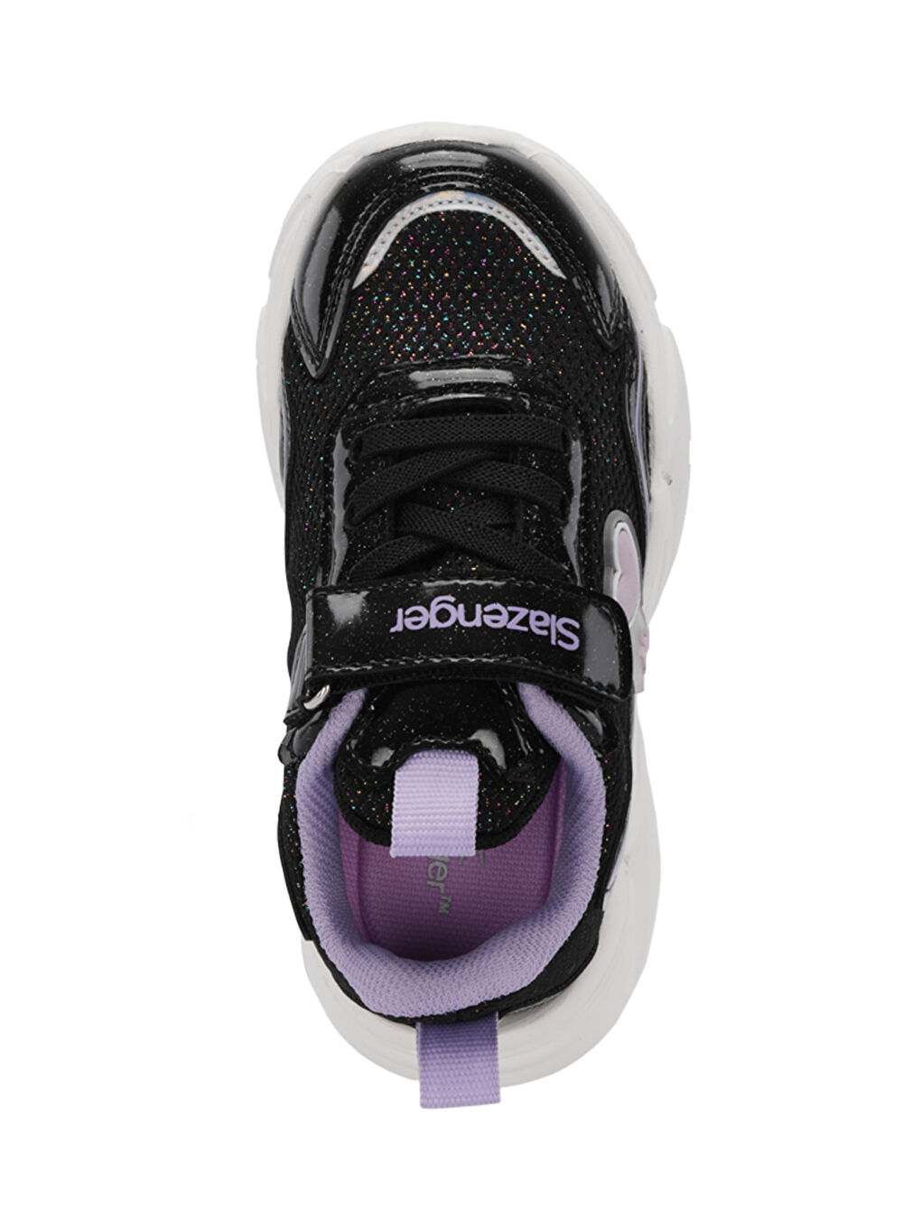 KLARION Kız Çocuk Sneaker Ayakkabı Siyah / Mor-4