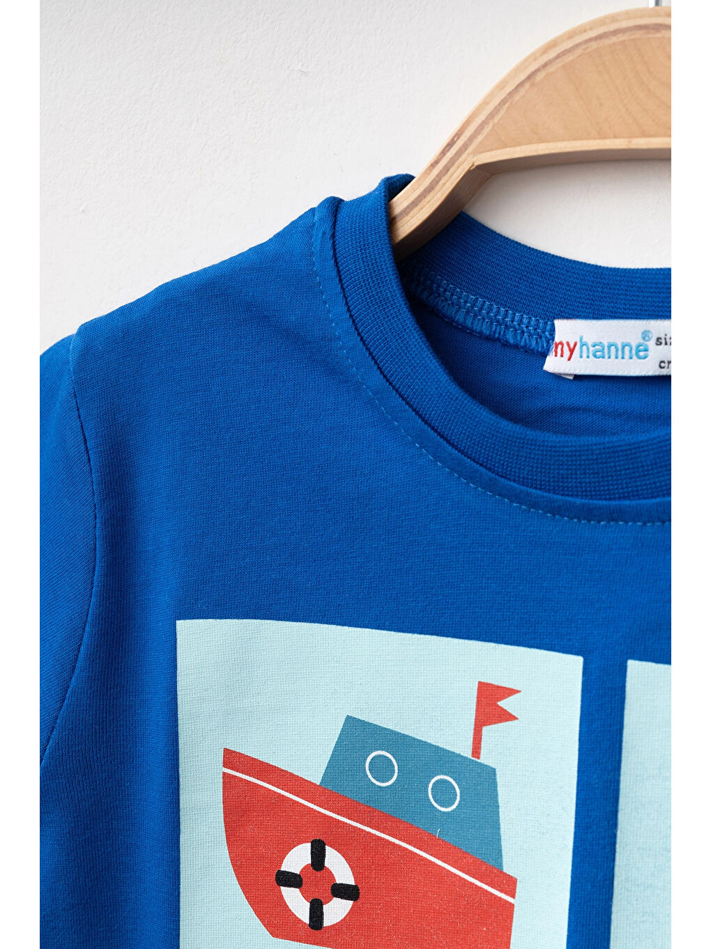 Mavi Explore Baskılı Erkek Tişört 50101-2