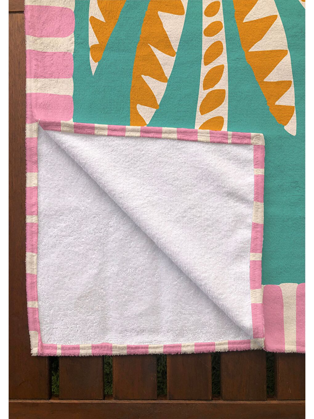 Karışık Renkli Desenli Havlu 75x150 cm   Plaj   Banyo Kullanımına Uygun   Hızlı Kuruyan Yumuşak Kumaş-1