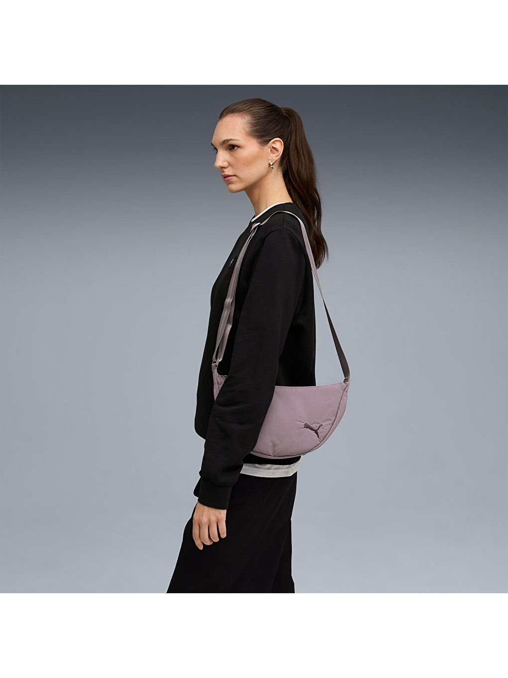 Kahverengi Her Half Moon Kadın Omuz Çantası-3