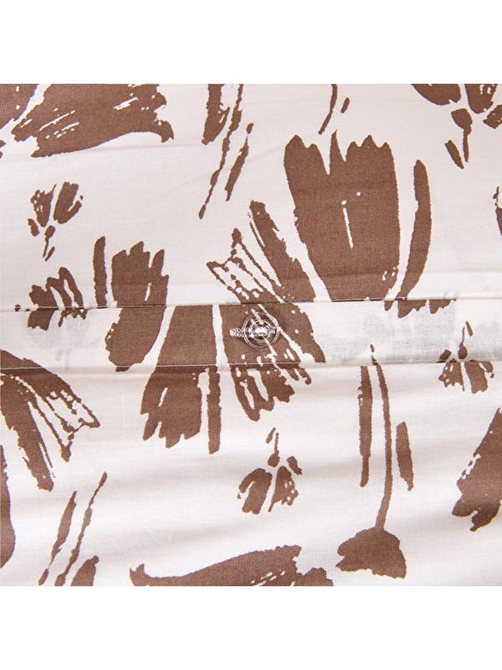 Soft Lily Tek Kişilik Nevresim Takımı - Gri / Beyaz-6