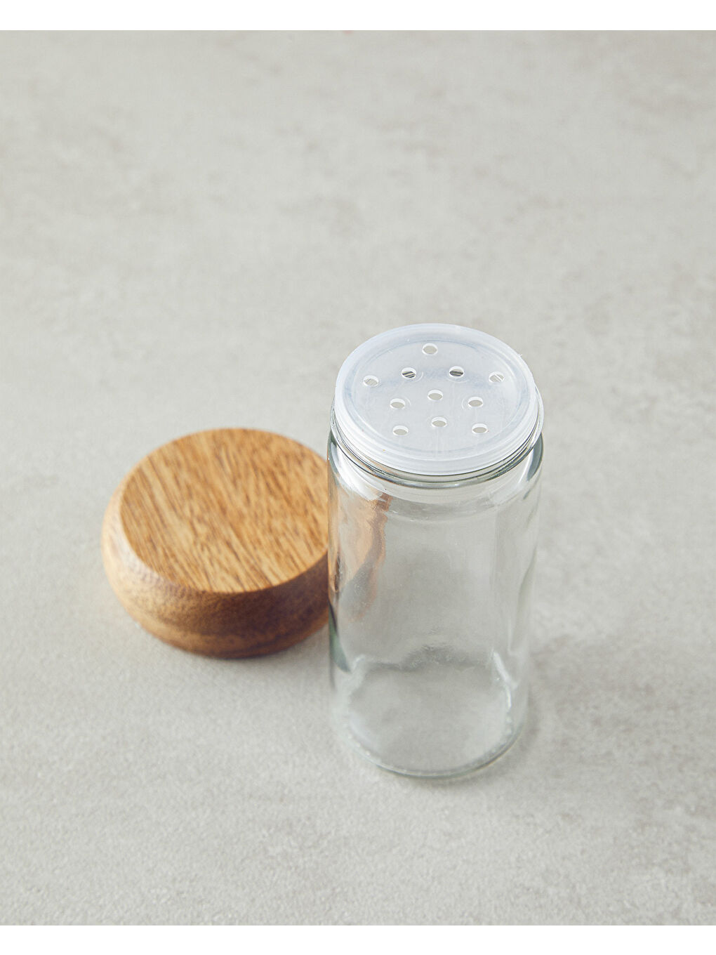 Renksiz Zosia Cam 4'lü Baharatlık Şeffaf-2