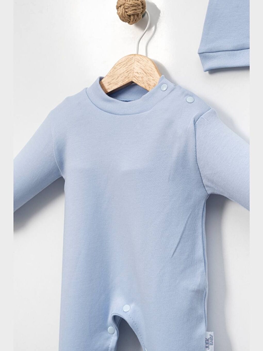 Mavi Kız-Erkek Bebek Yenidoğan  Tulum-2