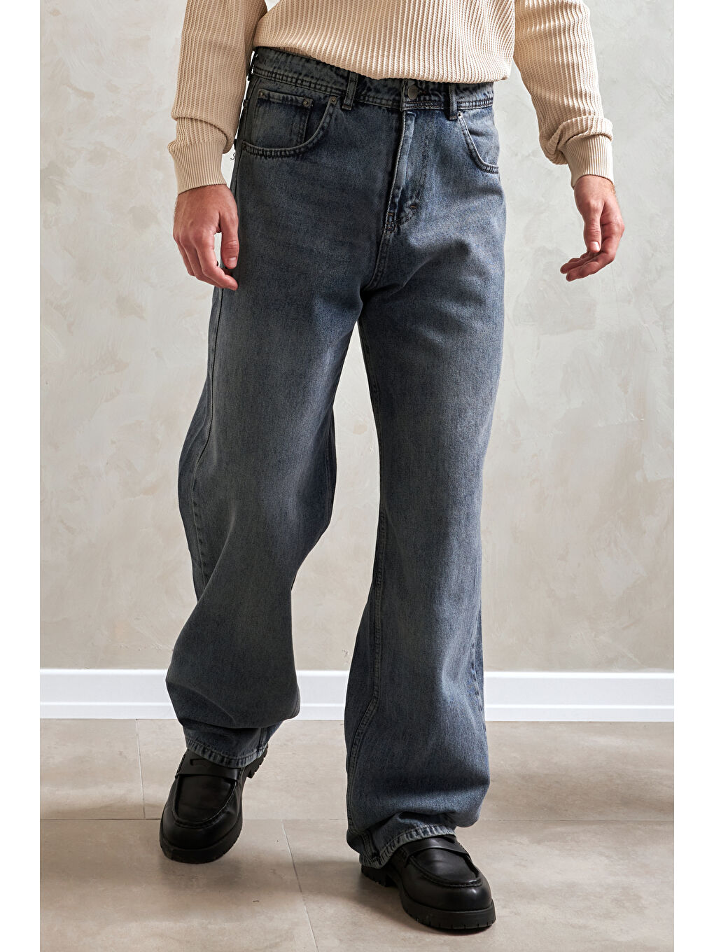 Mavi Erkek Ekstra Baggy Jean Pantolon-2