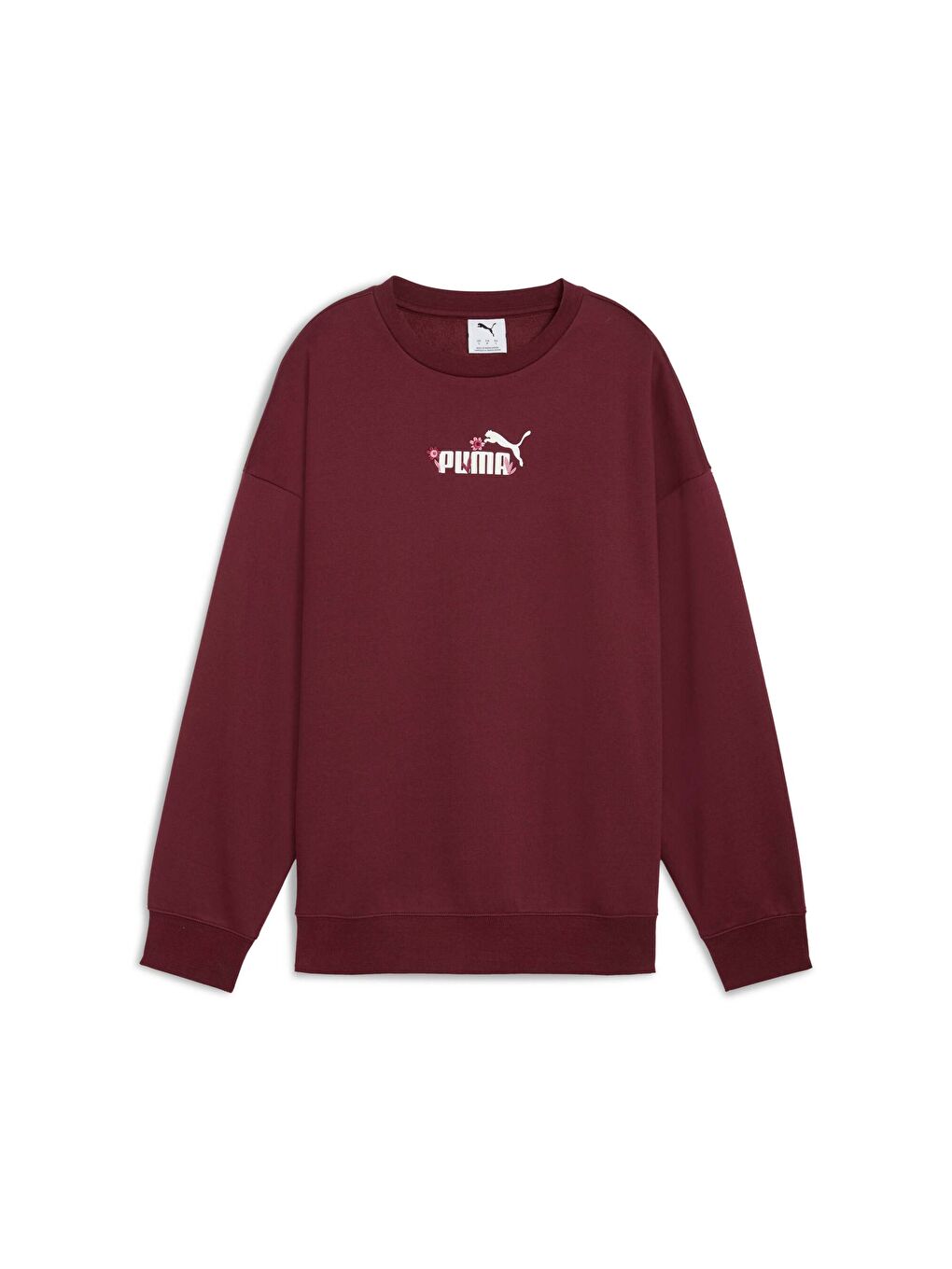 Bordo ESSENTIALS Nature 2.0 Kadın Geniş Kesim SWEATSHIRT