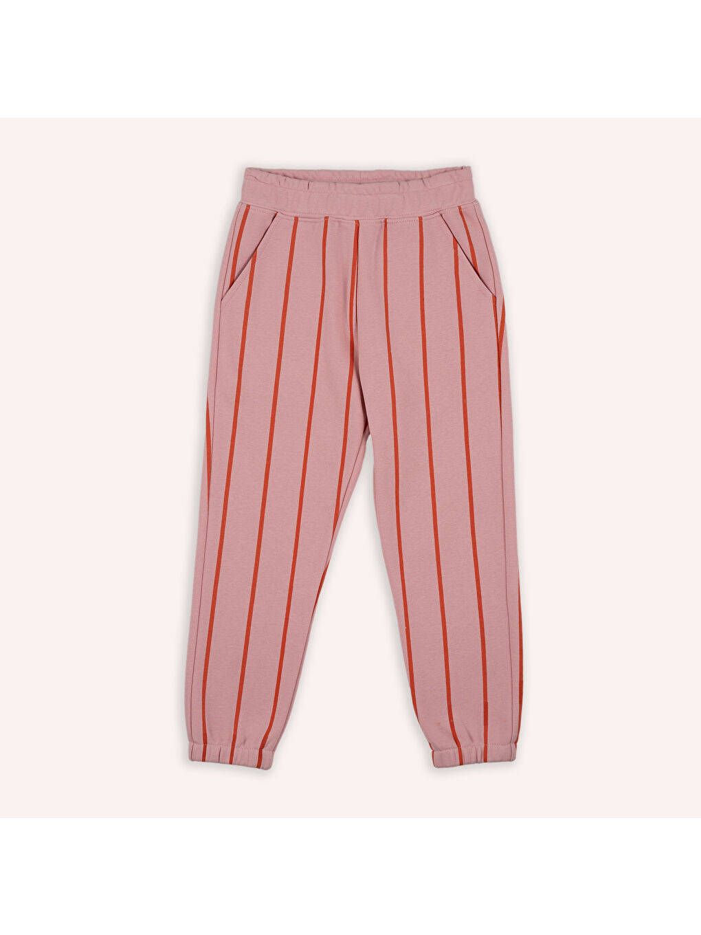 Pembe Kız Çocuk Çizgili Eşofman Altı-3