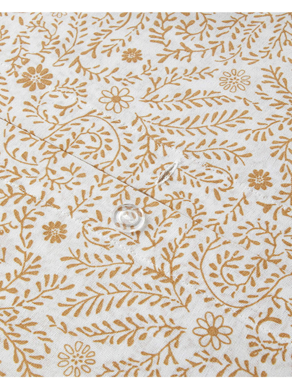 Sarı Ivy Blush Kolay Ütülenir Çarşaflı Çift Kişilik Nevresim Takımı 200x220 cm Hardal-6