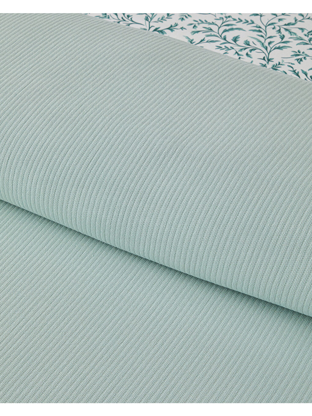 Pretty ivy Soft Tek Kişilik Pike Takımı 150x220 cm Açık Yeşil-2