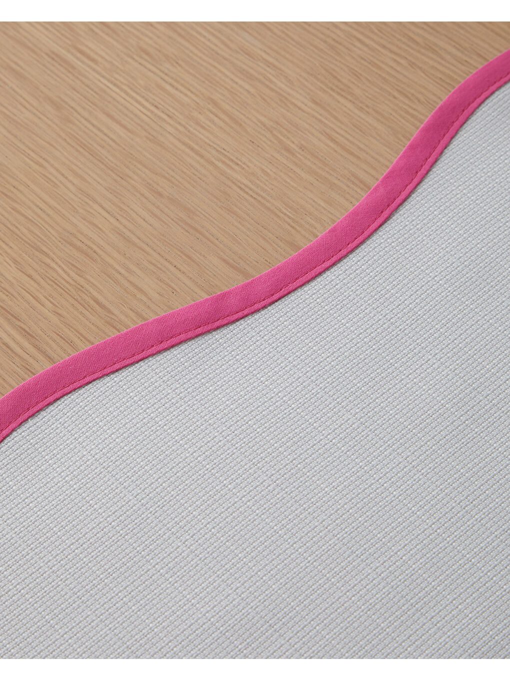 Summer Pink Polyester Runner 40x140 cm Beyaz - Pembe-1