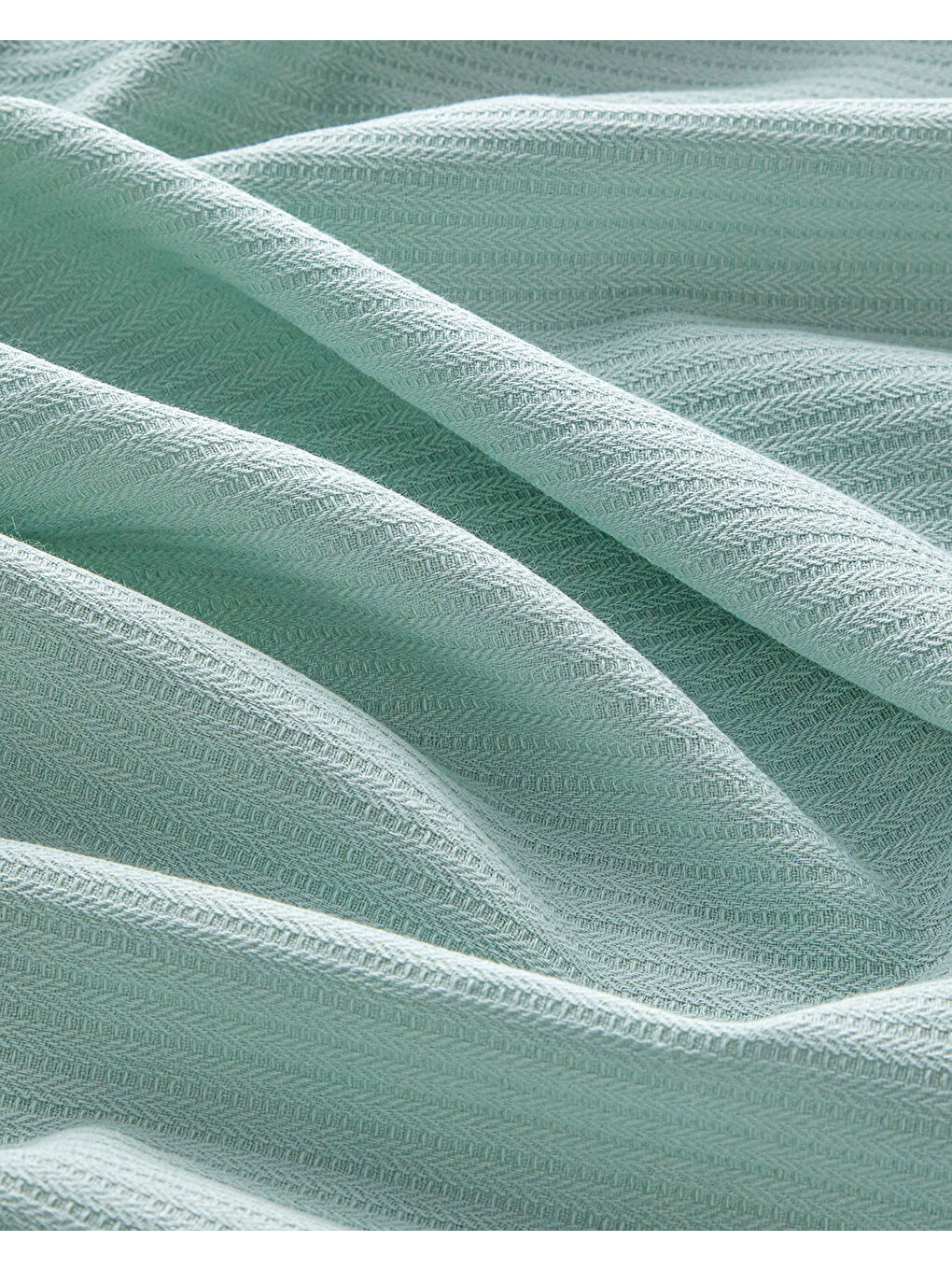 Pretty ivy Soft Tek Kişilik Pike Takımı 150x220 cm Açık Yeşil-4