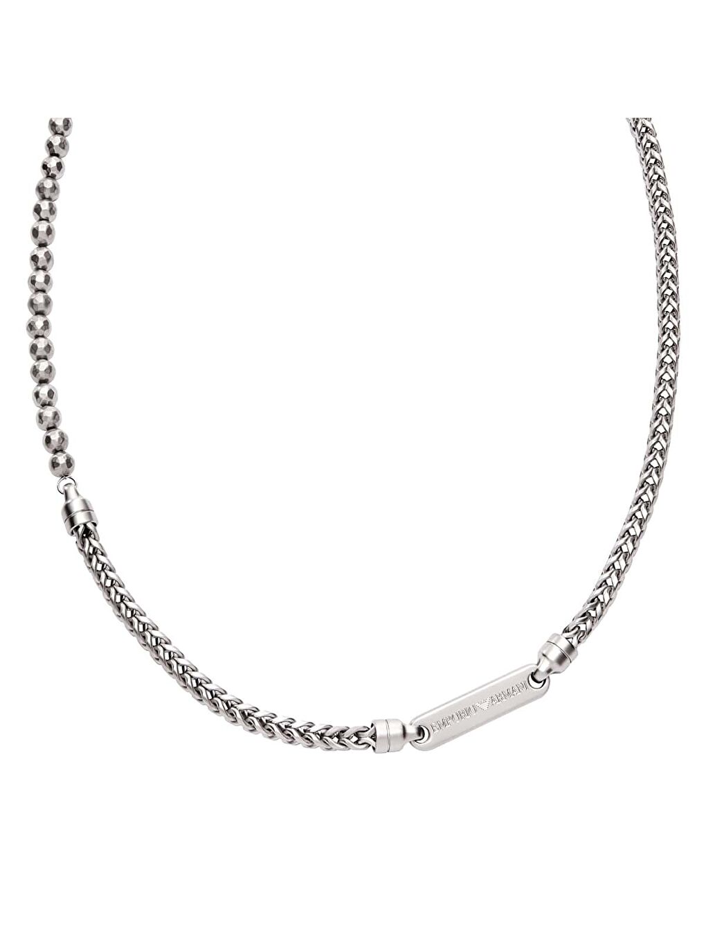 Gri AJEGS3182-040 Erkek Kolye-1