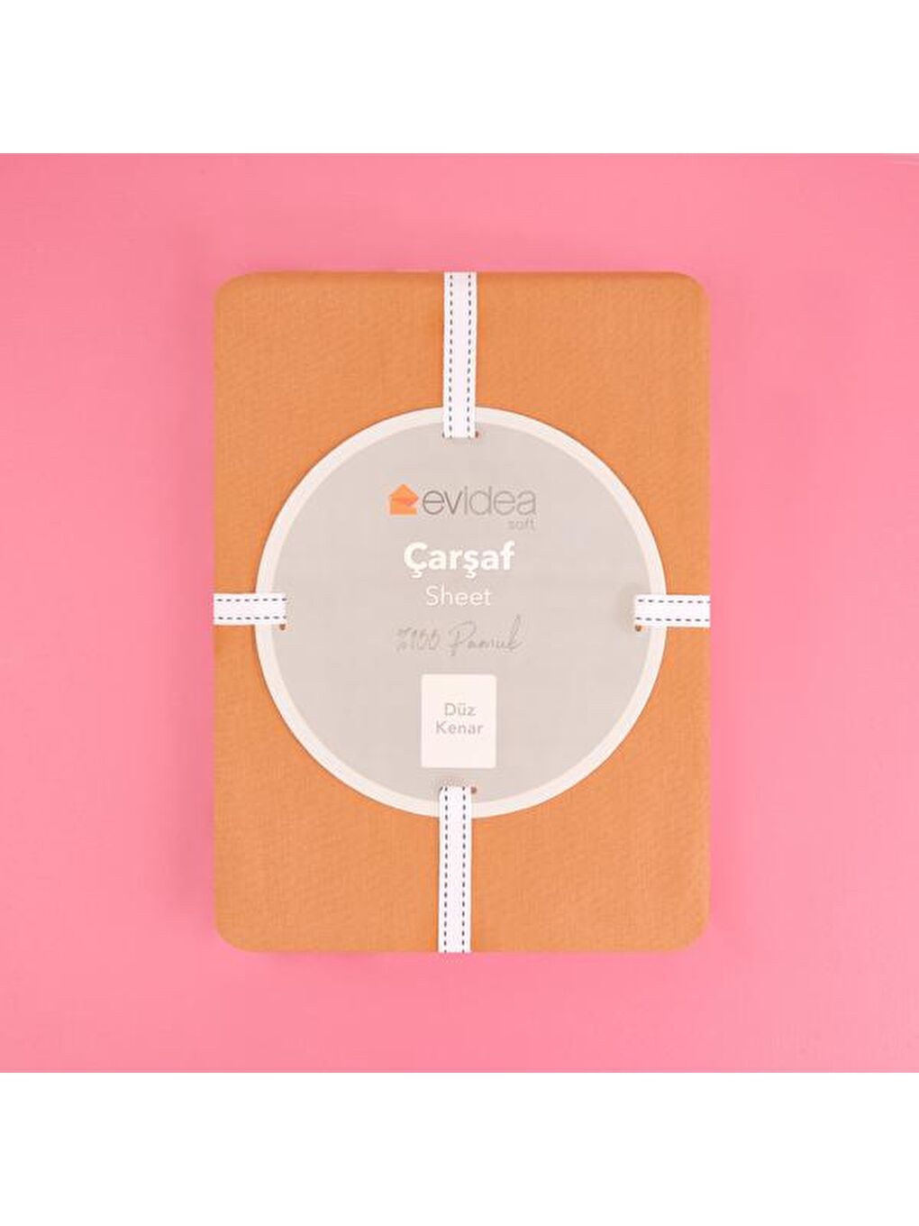 Soft Çift Kişilik Çarşaf - Turuncu - 240x260 cm-4