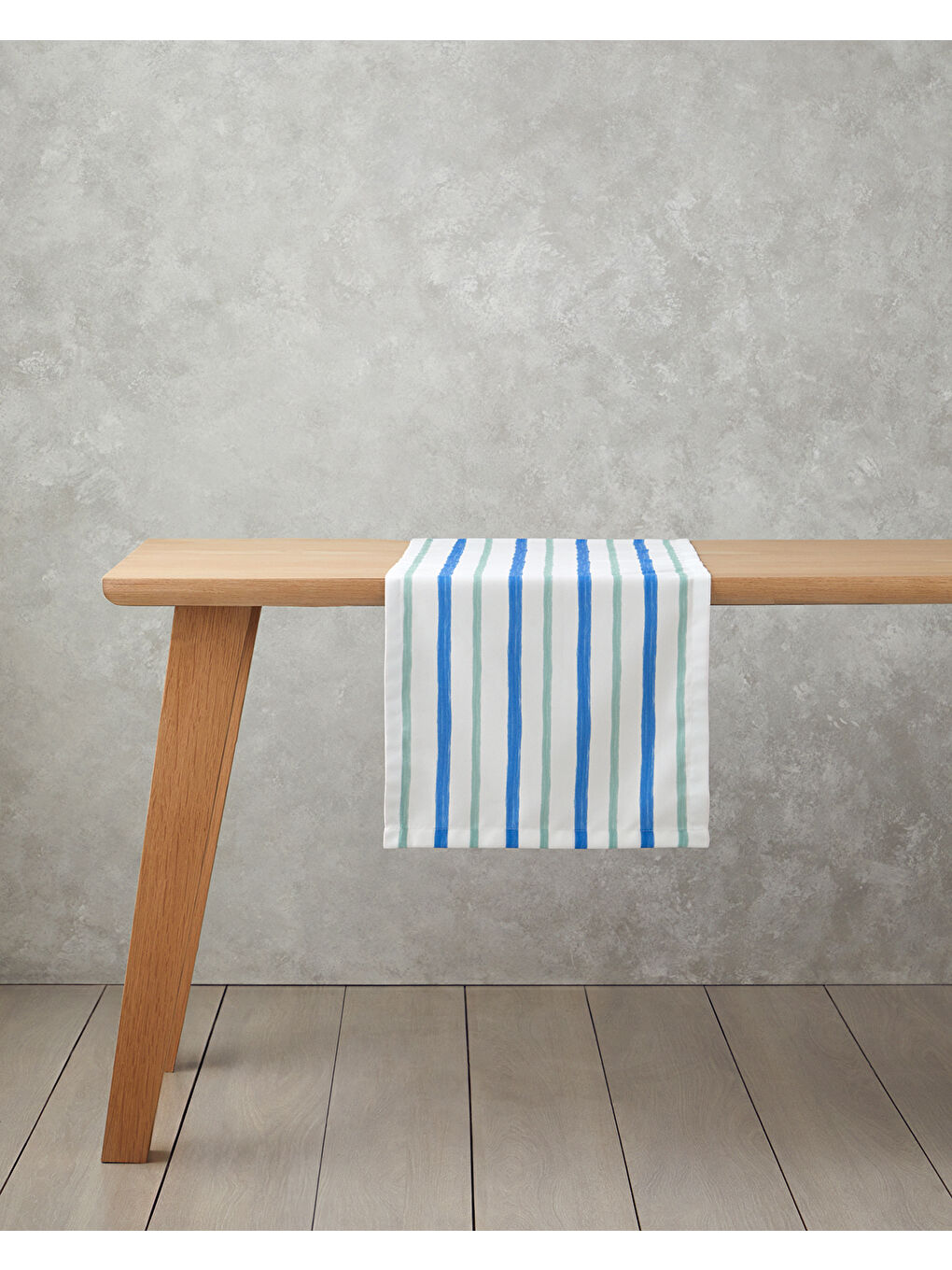 Coastline Polyester Runner 40x140 cm Mavi - Yeşil