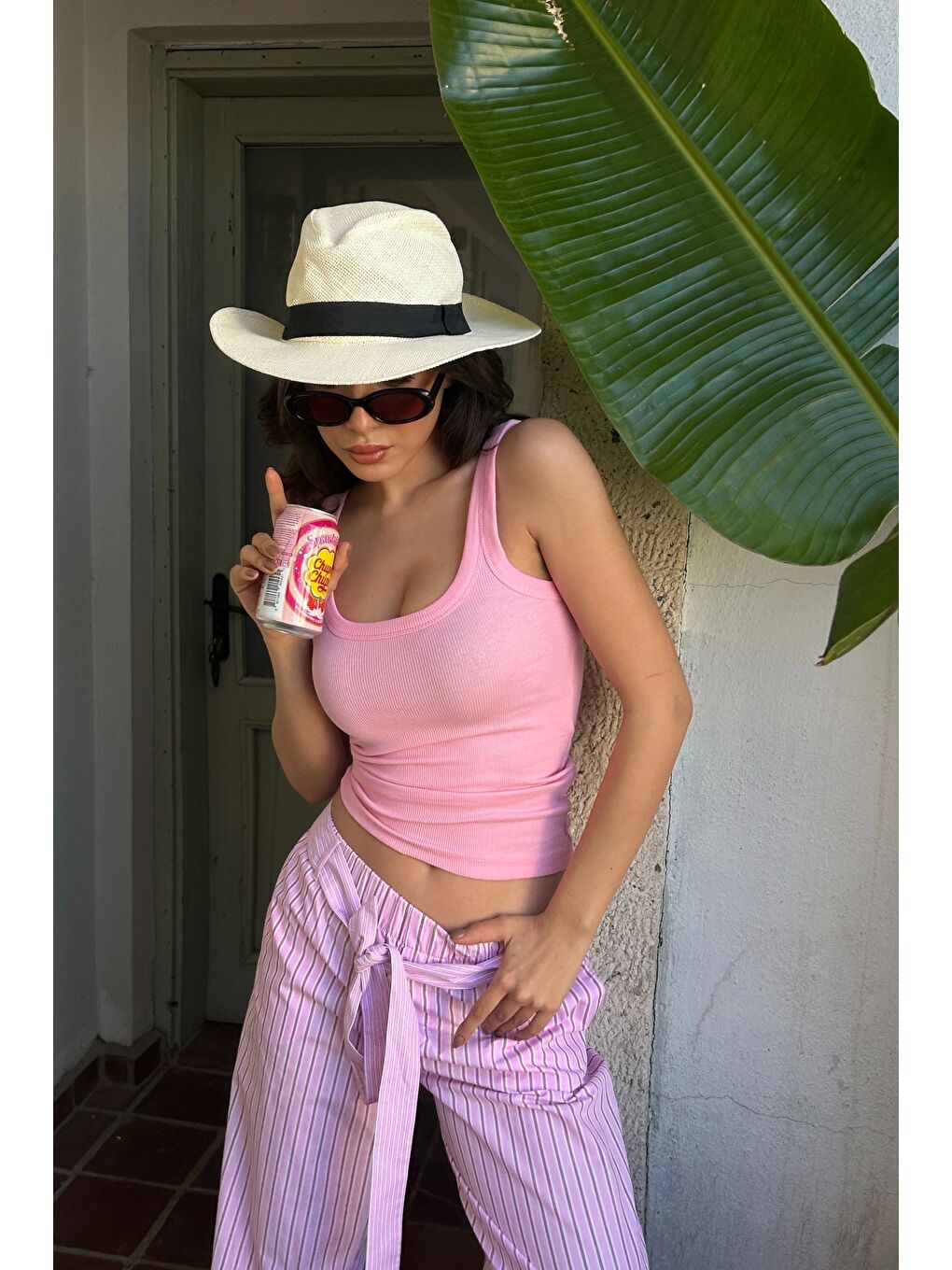 Kadın Pembe Basic Atlet 1017-0162