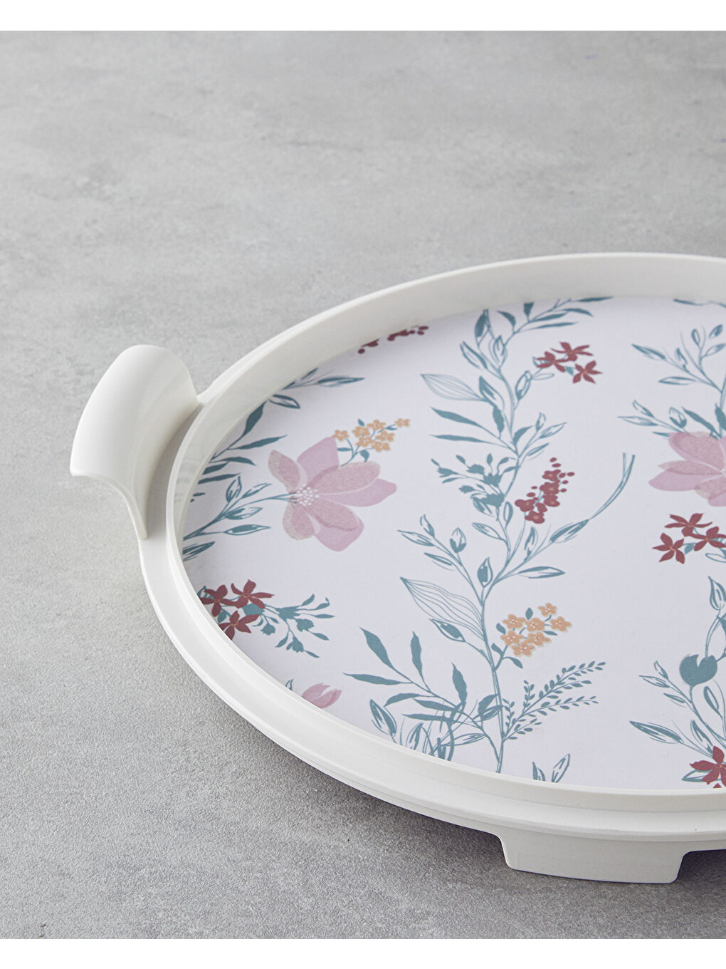 Beyaz Wilderness Melamin Kek Standı 30 cm Renkli-3