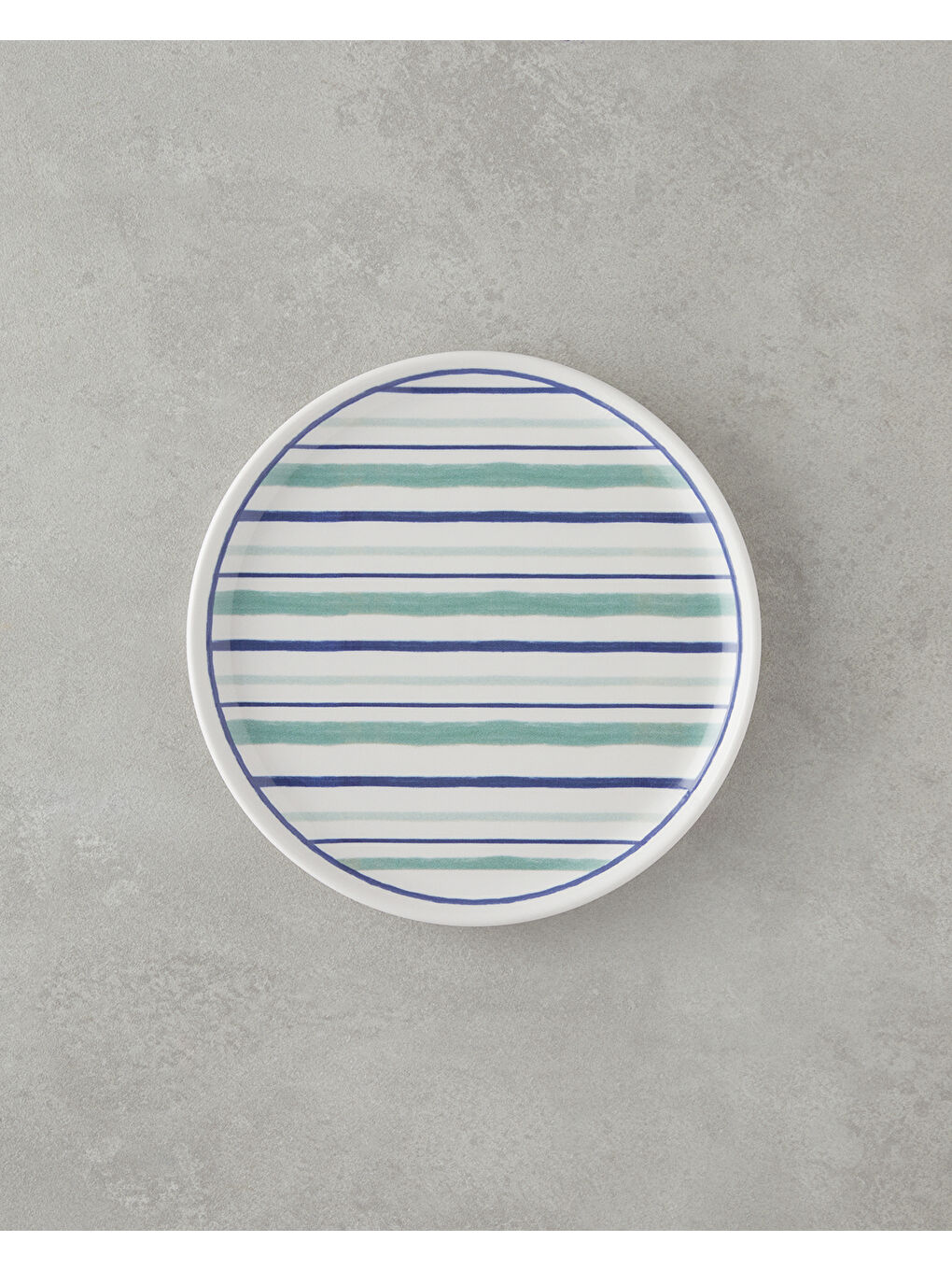 Coastline Seramik Pasta Tabağı 20 cm Mavi-yeşil