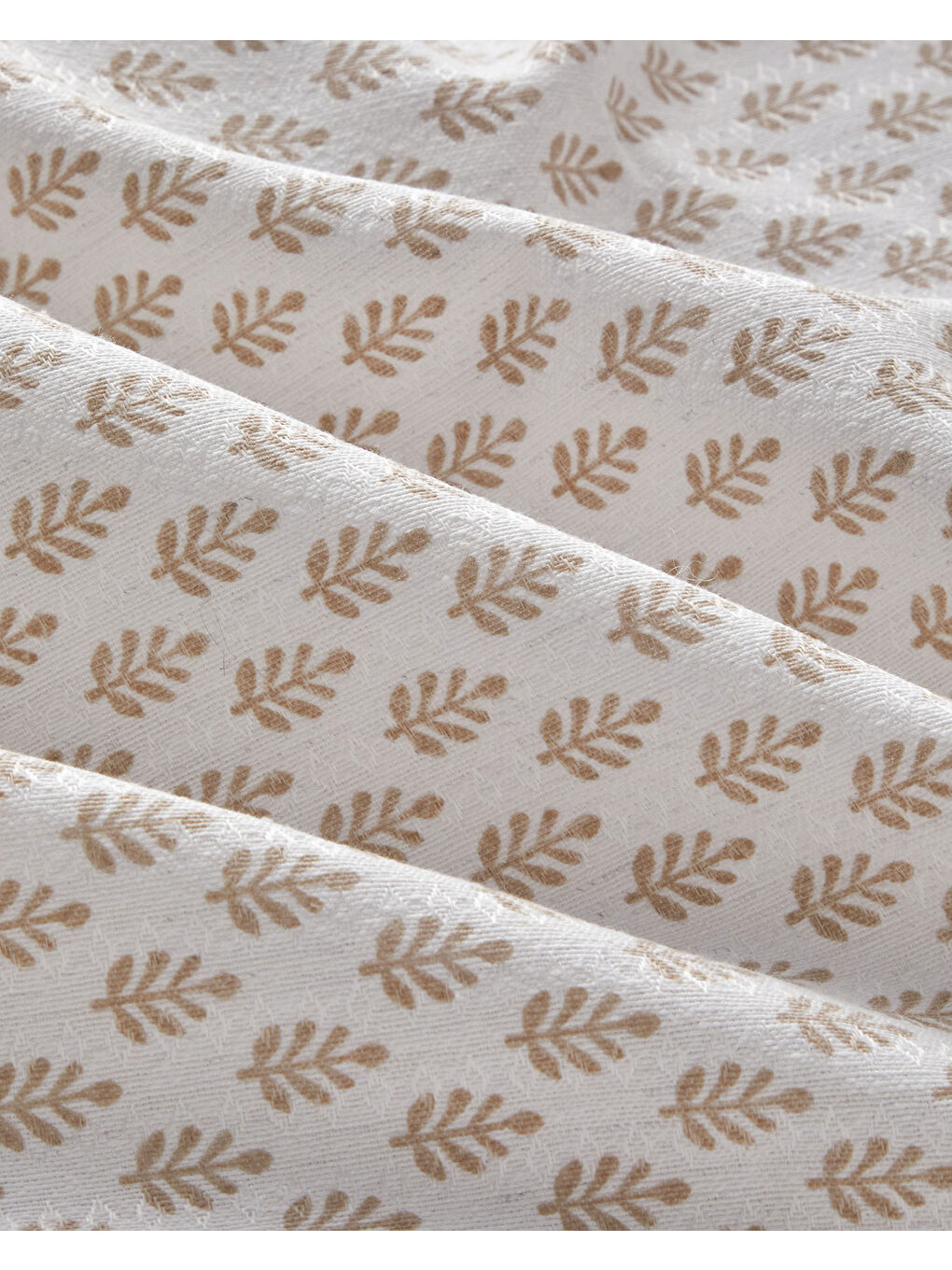 Pure Leaves Ecosoft Tek Kişilik Pike 150x220 cm Bej-3