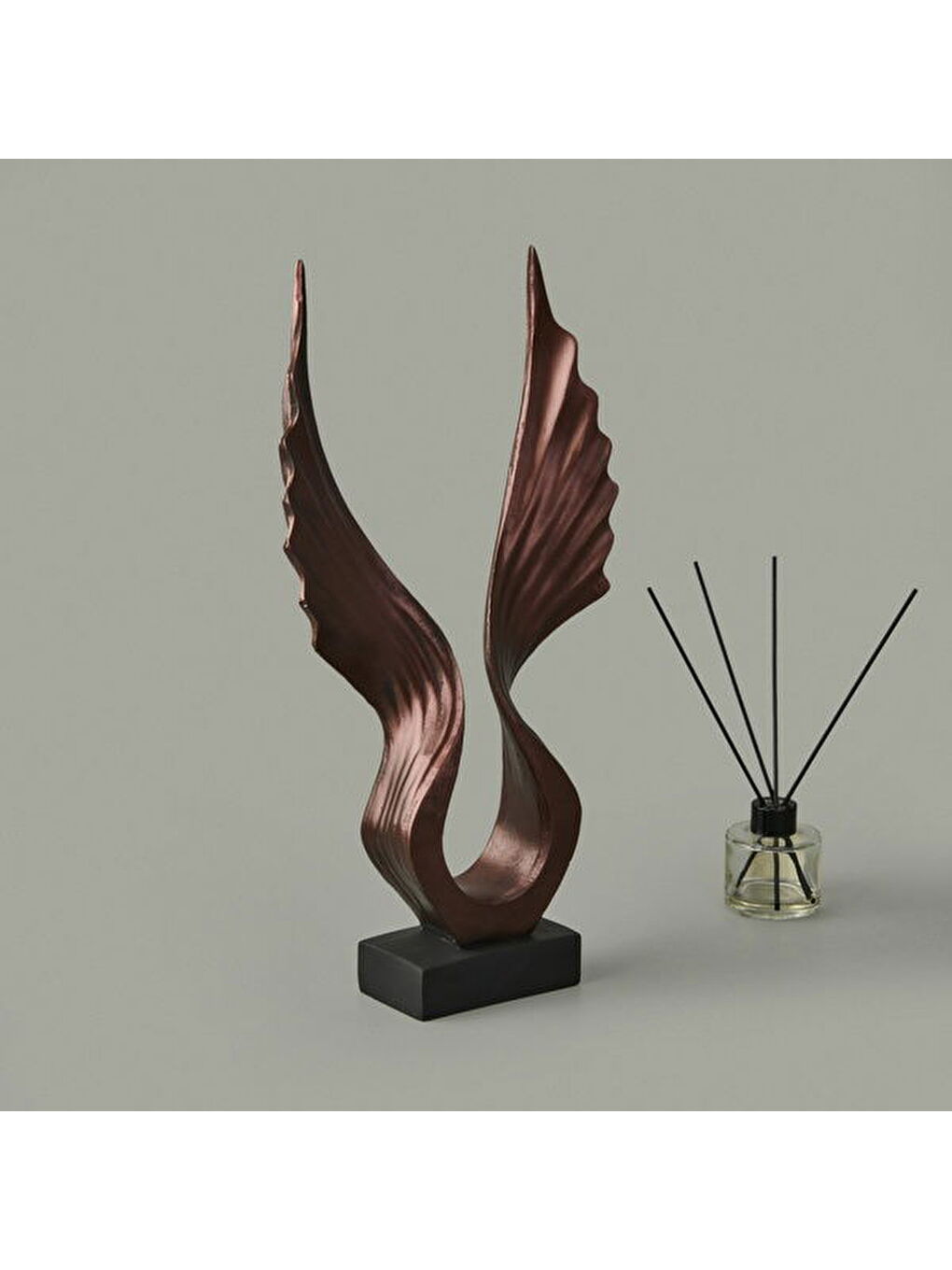 Deco Wings Dekor - Kahverengi - 42 cm-1