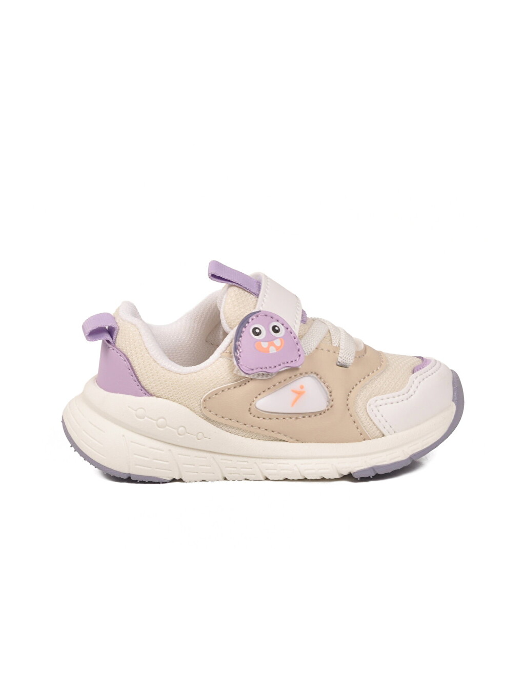 Lila Cırtlı Desenli Anatomik Bebek Spor Ayakkabı Sneaker Dorian İa