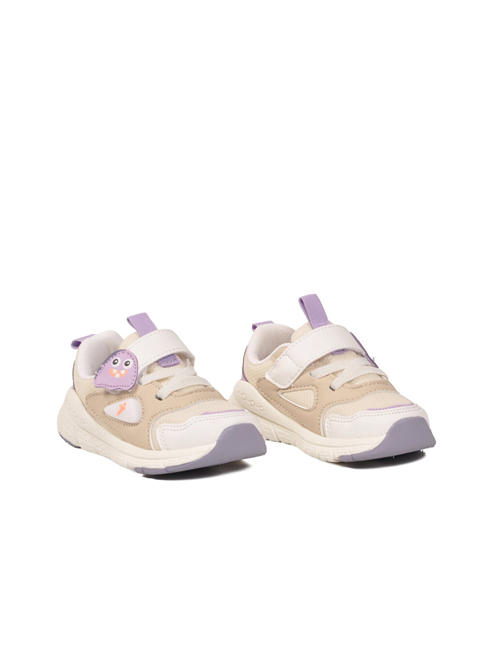 Lila Cırtlı Desenli Anatomik Bebek Spor Ayakkabı Sneaker Dorian İa-3