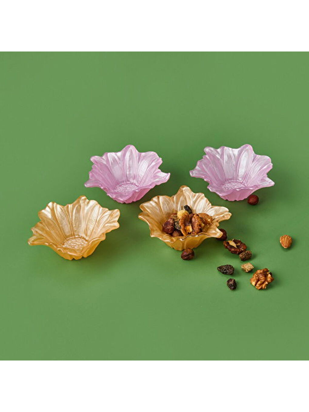 Kitchen Papatya 4'lü Çerezlik - Pembe - 10 cm-2