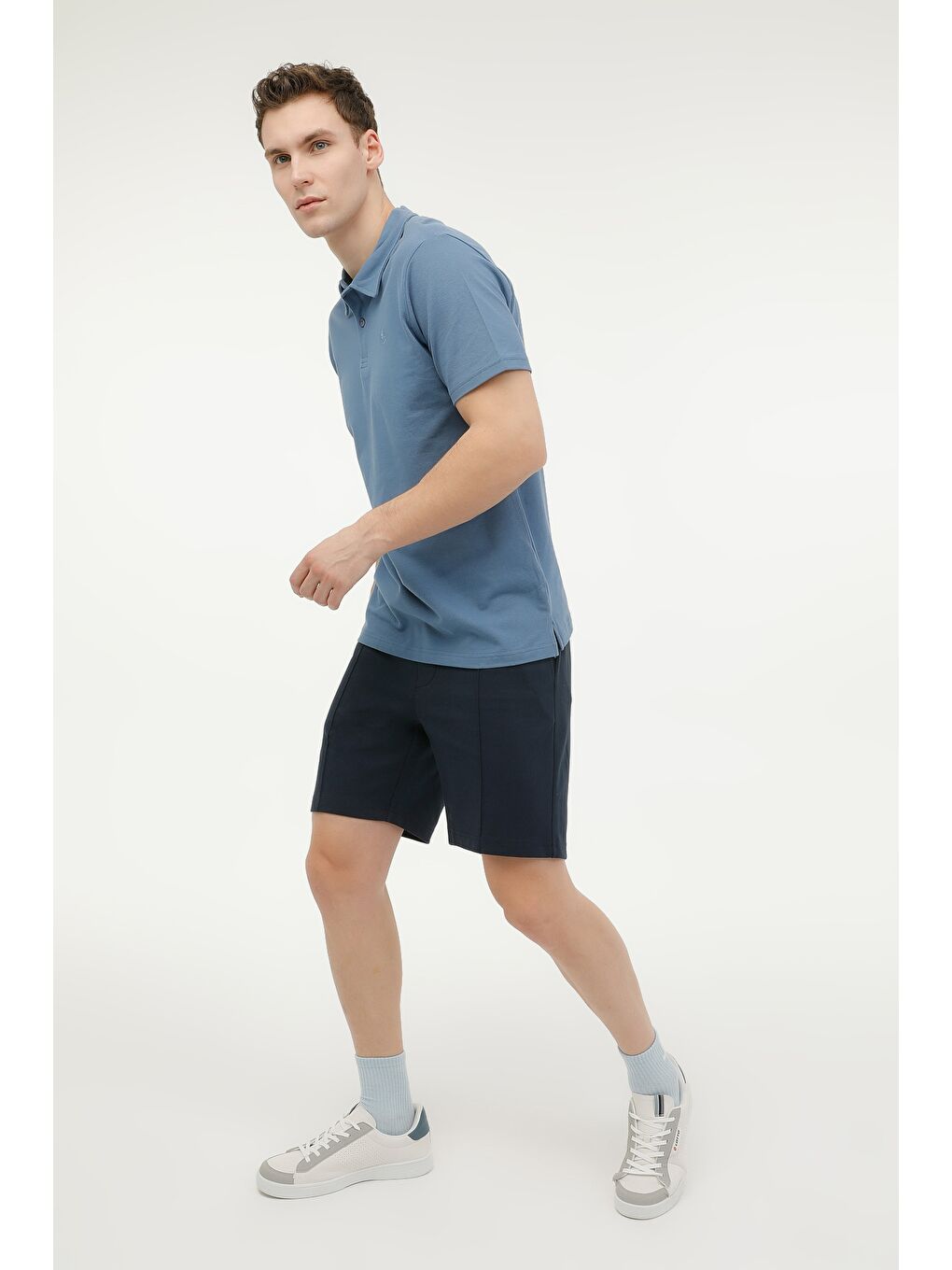 ML ENBOSS 20ITLY111 3FX Lacivert Erkek Şort-2